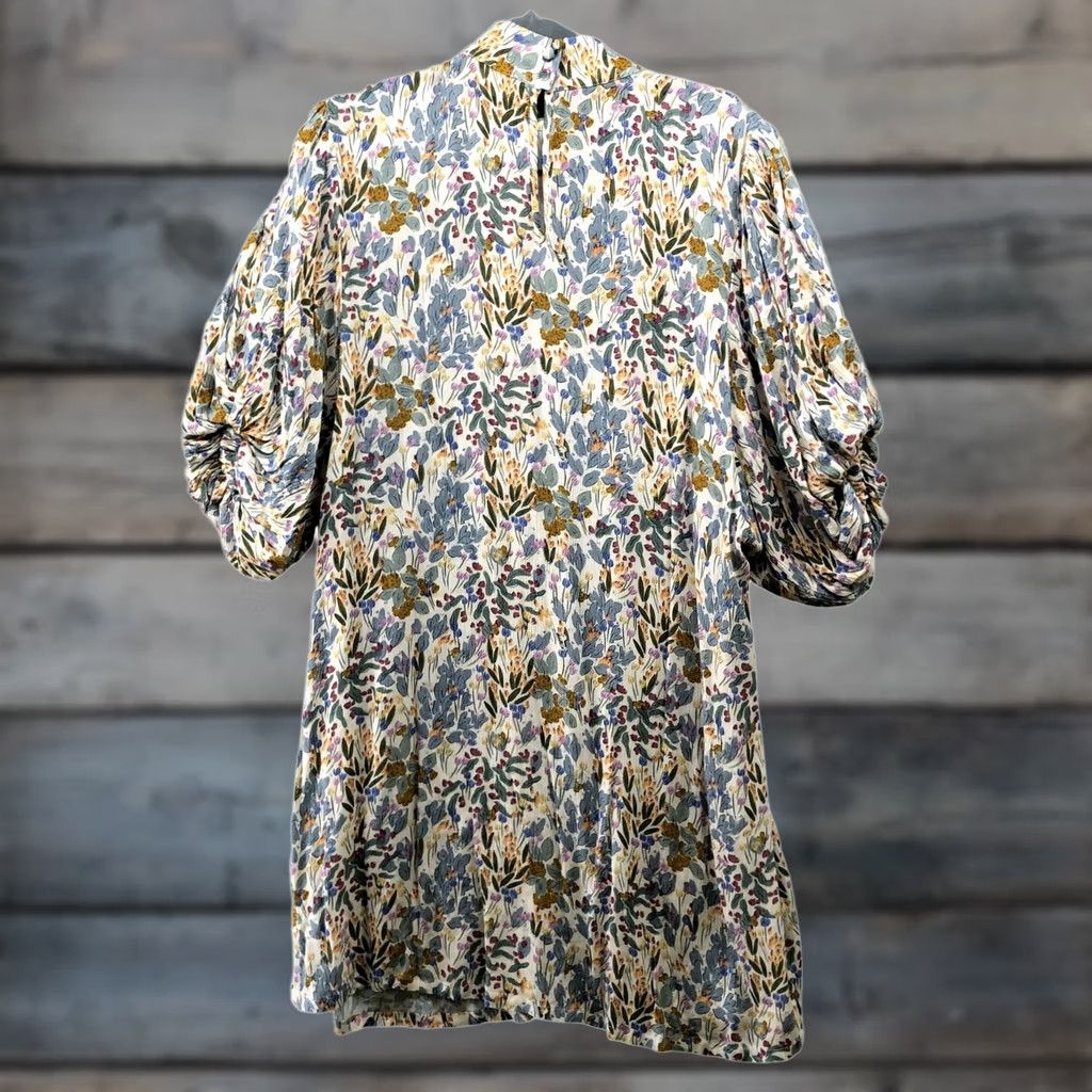 Vintage Marie Sixtine Blouse Womens M Bubble Sleeve Floral High Neck Cottagecore Prairie Size M / US 6-8 / IT 42-44 - 1 Thumbnail