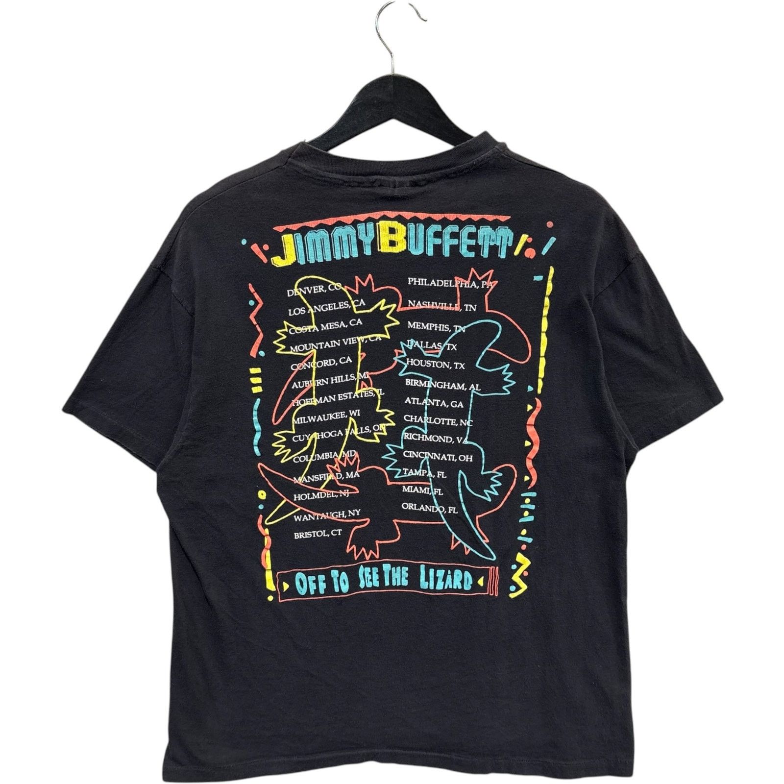 Hanes Vintage Jimmy Buffett Off To See The Lizard Tour Tee 80s XL Size US XL / EU 56 / 4 - 5 Thumbnail