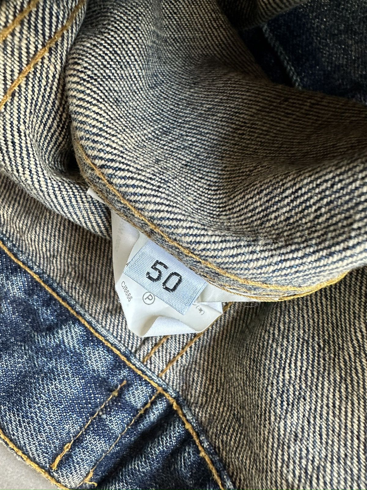 Helmut Lang Helmut Lang 2000s vintage dark denim classic 2 pocket jacket Size US M / EU 48-50 / 2 - 11 Thumbnail