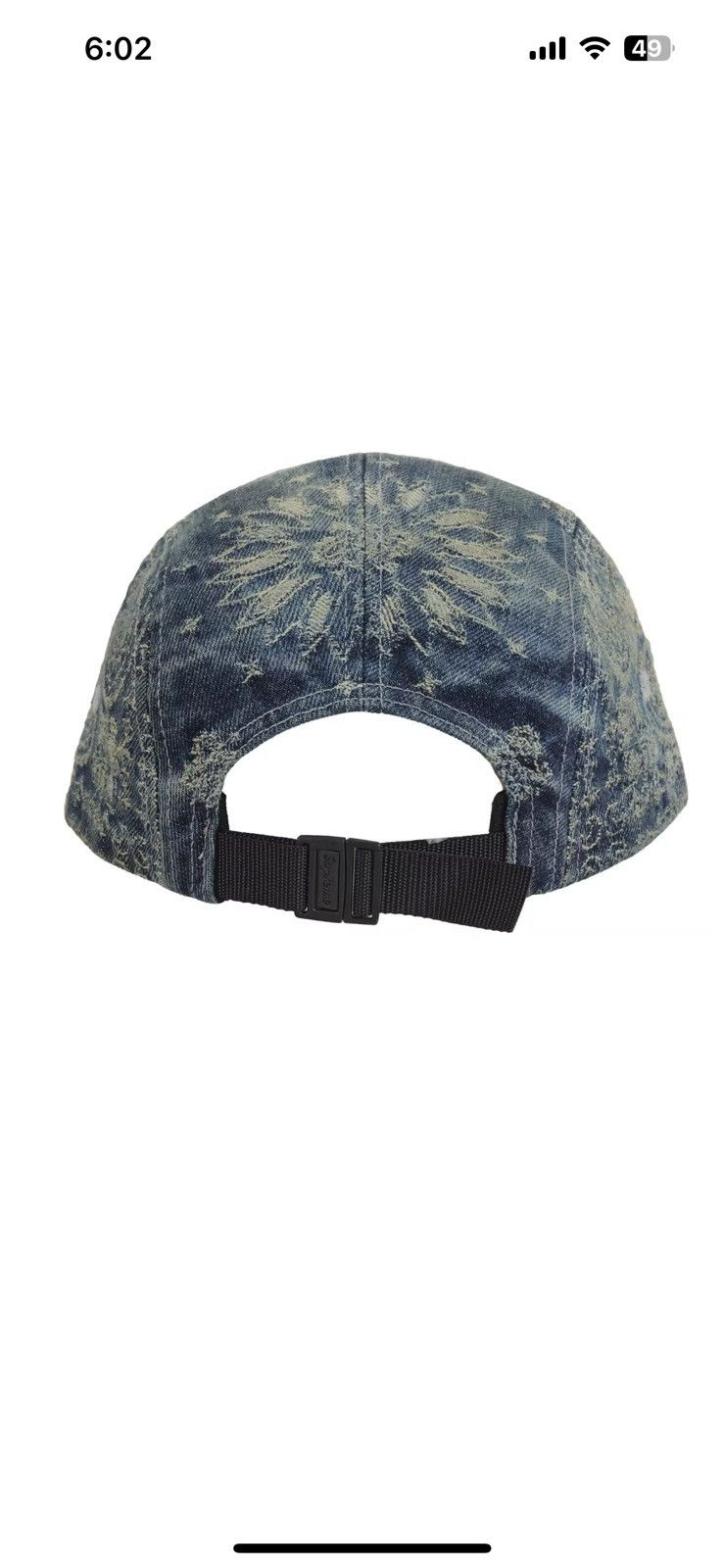 Supreme Supreme Bandana Jacquard Denim Camp Cap Size ONE SIZE - 11 Thumbnail