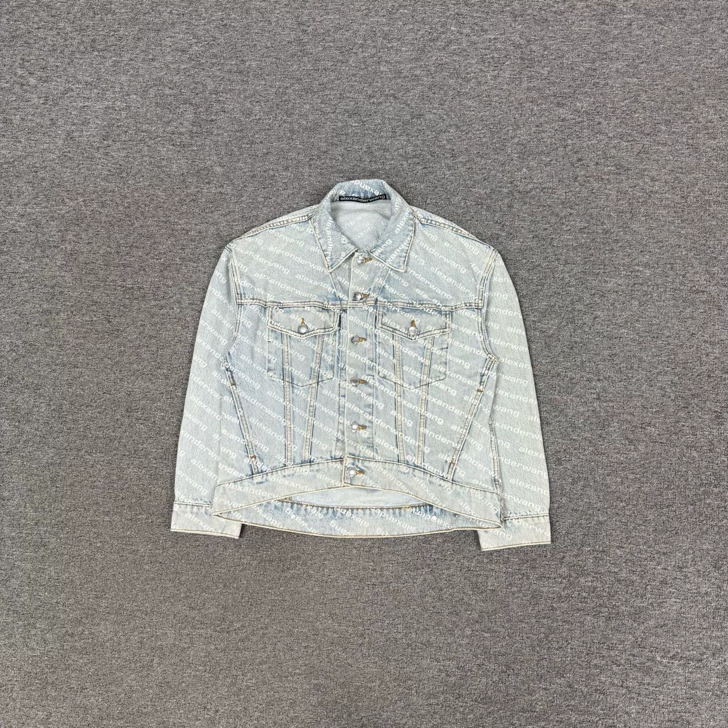 Alexander Wang Alexander Wang All-Over Print Denim Jacket Size XS / US 0-2 / IT 36-38 - 1 Thumbnail