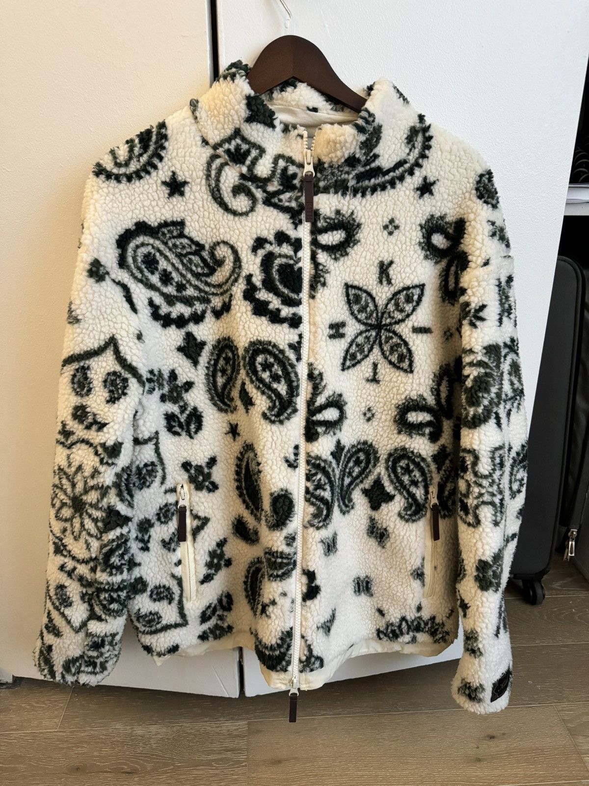 Kith Kith Pinehurst Sherpa Full Zip Larimar Size Medium | Grailed
