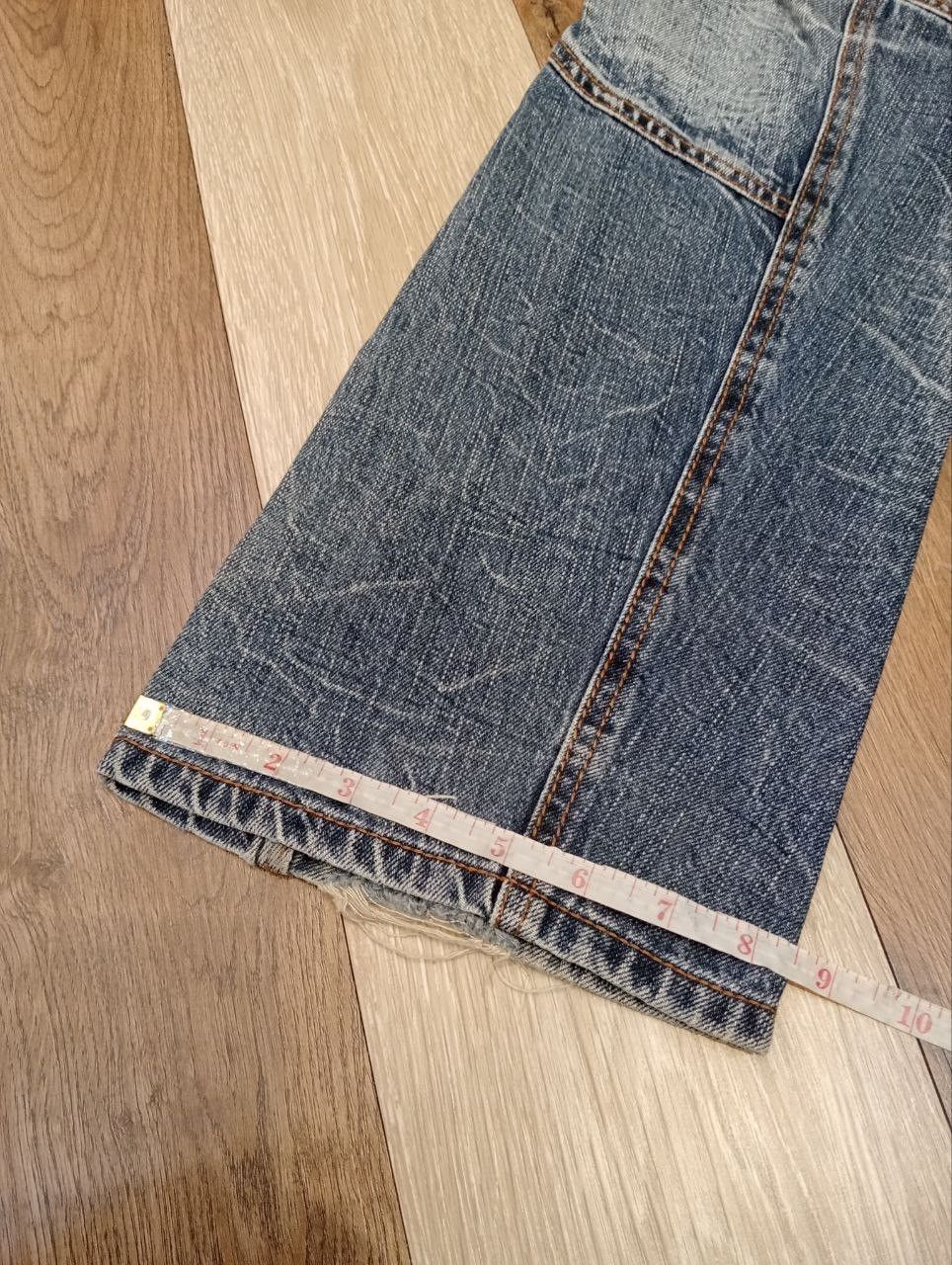 Nicole Club JAPANESE NICOLE CLUB FOR MEN BLUE DENIM FLARED PANTS Size US 30 / EU 46 - 17 Thumbnail