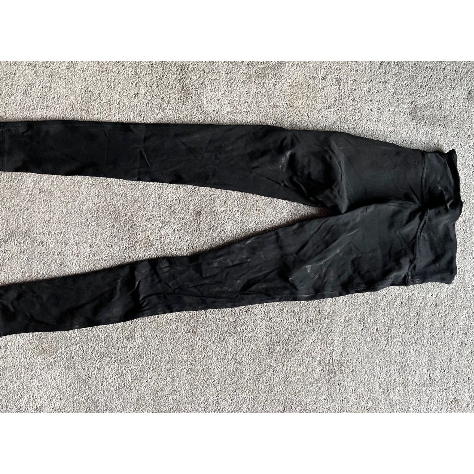Spanx Spanx Leggings - Nylon Elastane Blend - Matte Black Camo - small - 20185R - Bodycon - Women - Size XL Size 40" / US 18 - 3 Thumbnail