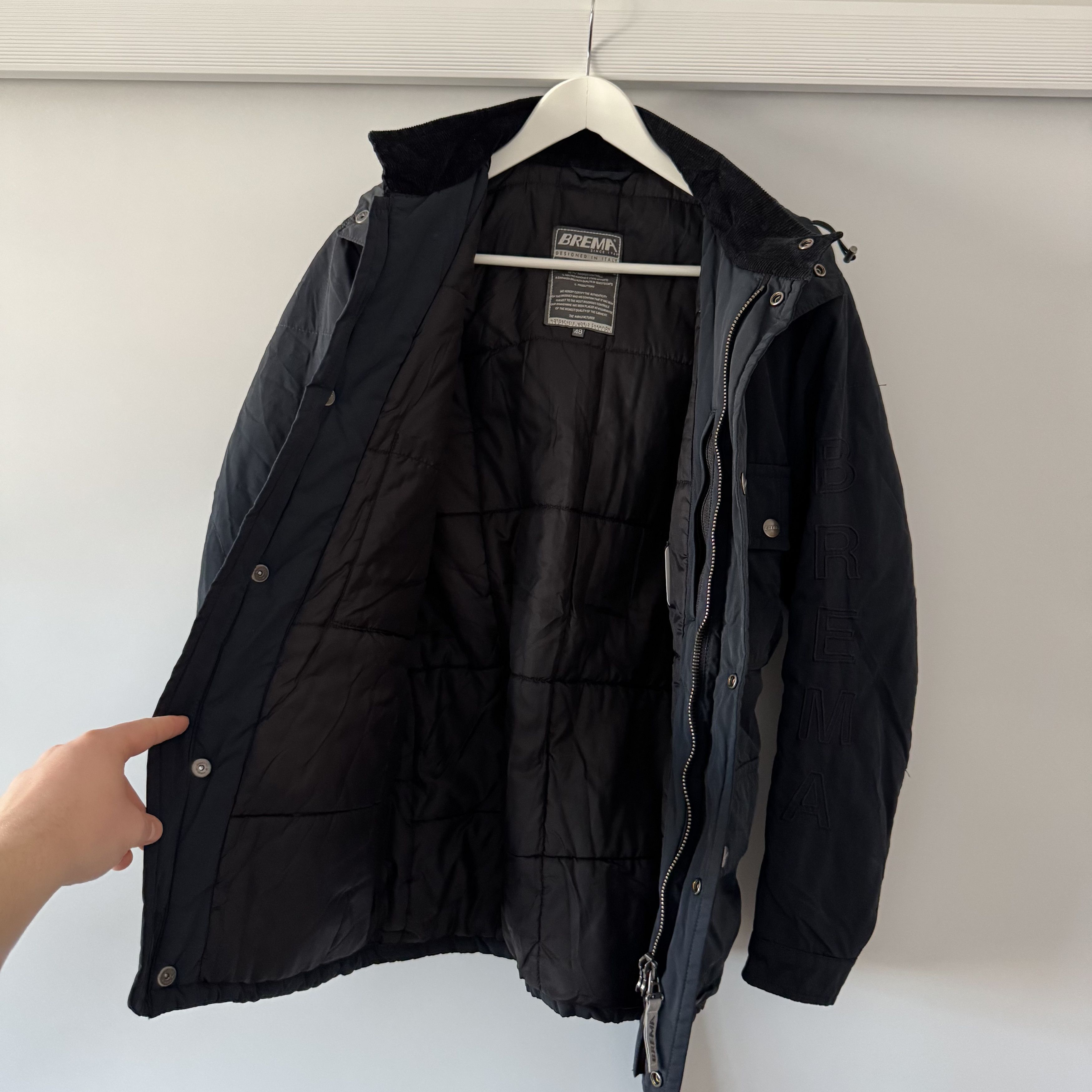 Other Men's Brema Motorcycle Navy Belted Jacket Size 48 Size US M / EU 48-50 / 2 - 4 Thumbnail