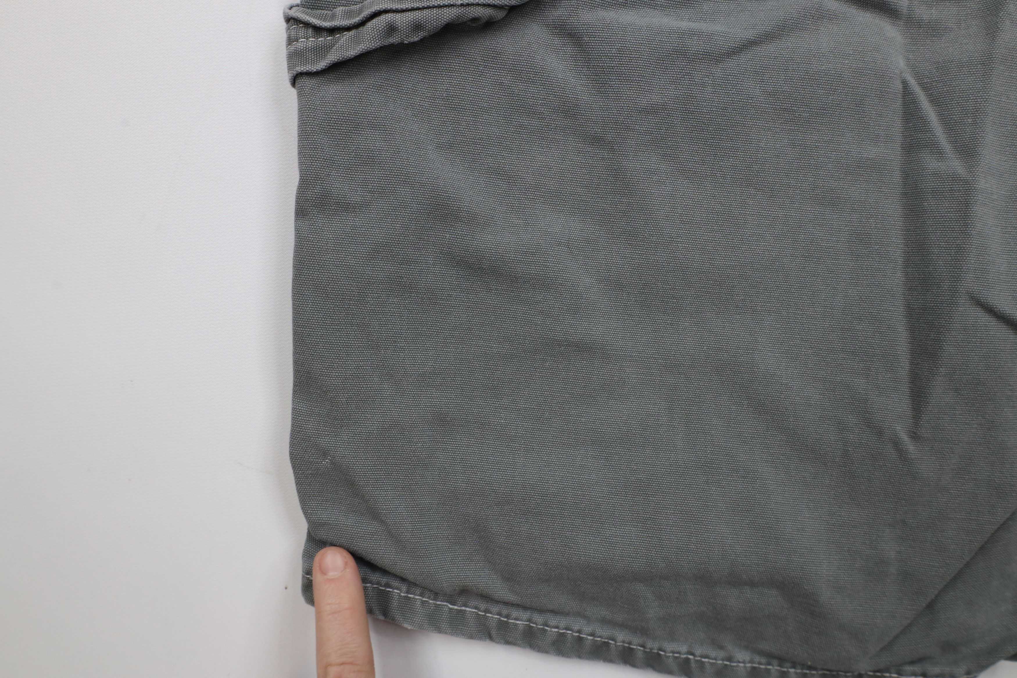 Gap × Vintage Vintage Y2K 2001 Gap Above Knee Dungaree Shorts Gray Cotton Size US 35 - 12 Thumbnail
