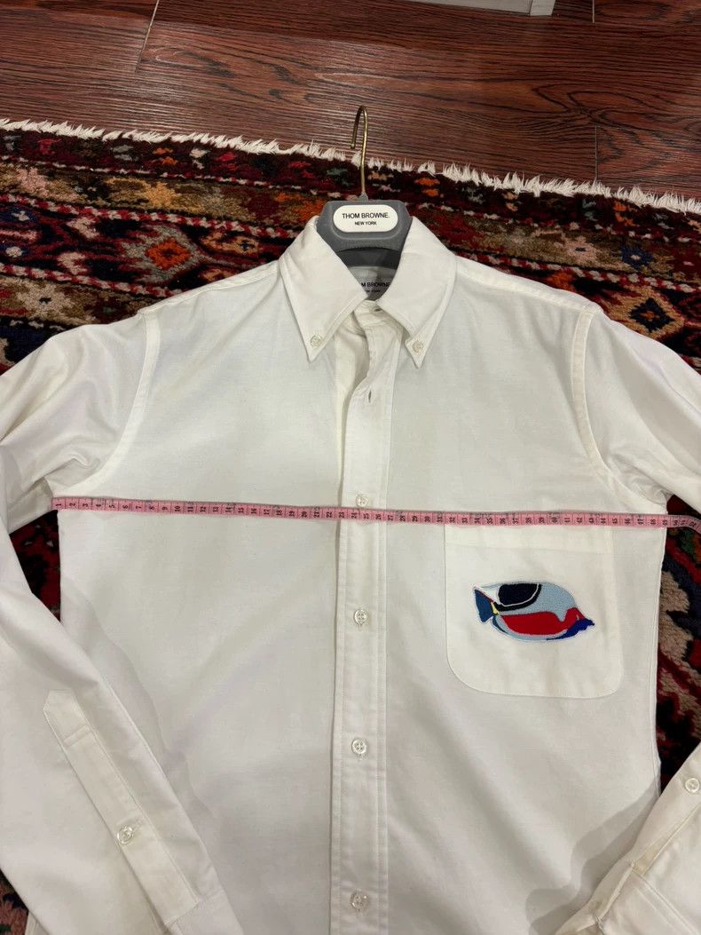Thom Browne Thom Browne white shirts Size US S / EU 44-46 / 1 - 3 Thumbnail
