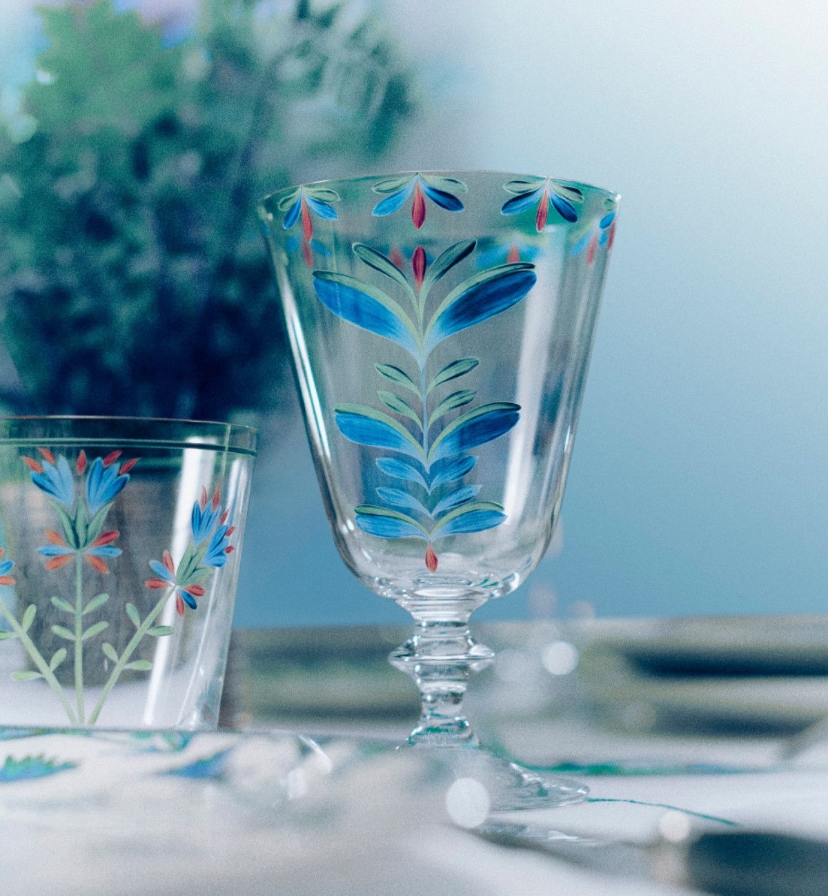 Dior o1bcso1str0226 Size:OS/Wine Glass in Green/Blue Size ONE SIZE - 3 Thumbnail