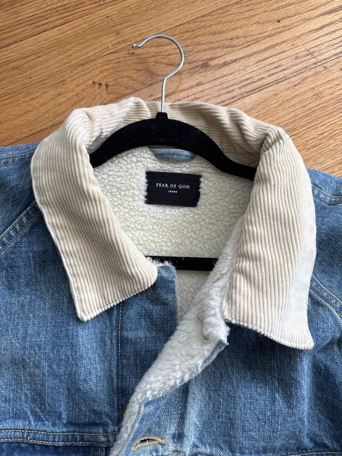 Fear of God Fear Of God sherpa denim jacket Size US XL / EU 56 / 4 - 4 Thumbnail