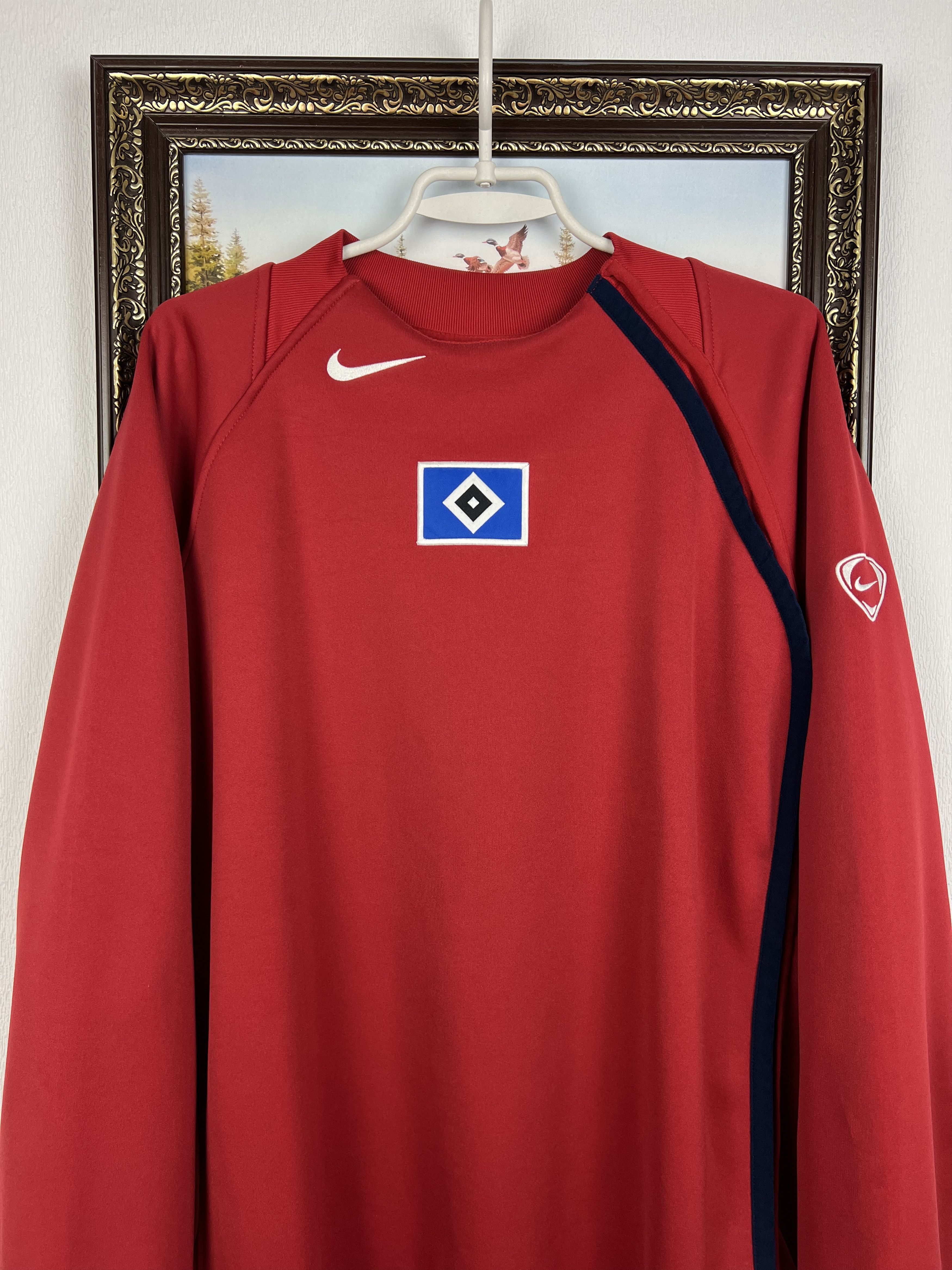 Nike Hamburg Football Sweatshirt Soccer Track Top Train Jacket Size US XL / EU 56 / 4 - 2 Thumbnail