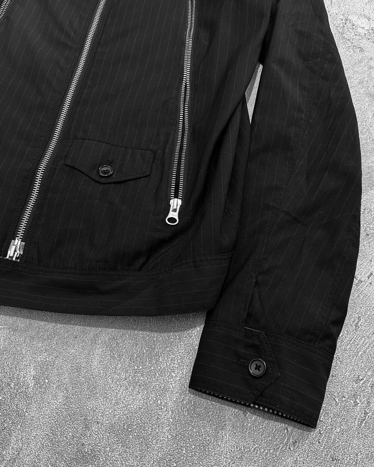 Hysteric Glamour PPFM Shadow Stripe Biker Jacket Hysteric Tornadomart Lgb Size US M / EU 48-50 / 2 - 4 Thumbnail