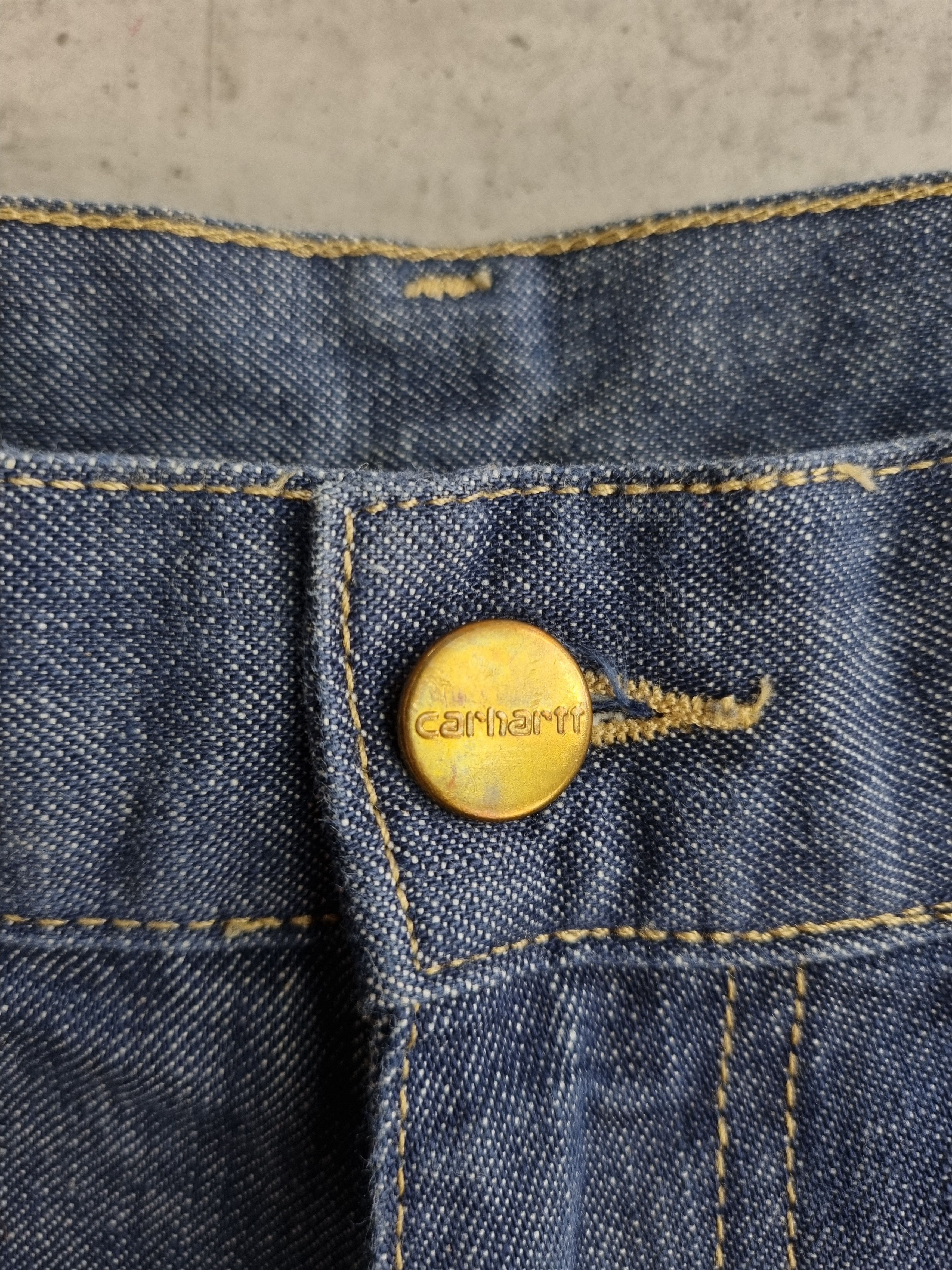 Carhartt × Carhartt Wip Carhartt Carpenter Raw Denim Jeans Size US 36 / EU 52 - 16 Thumbnail