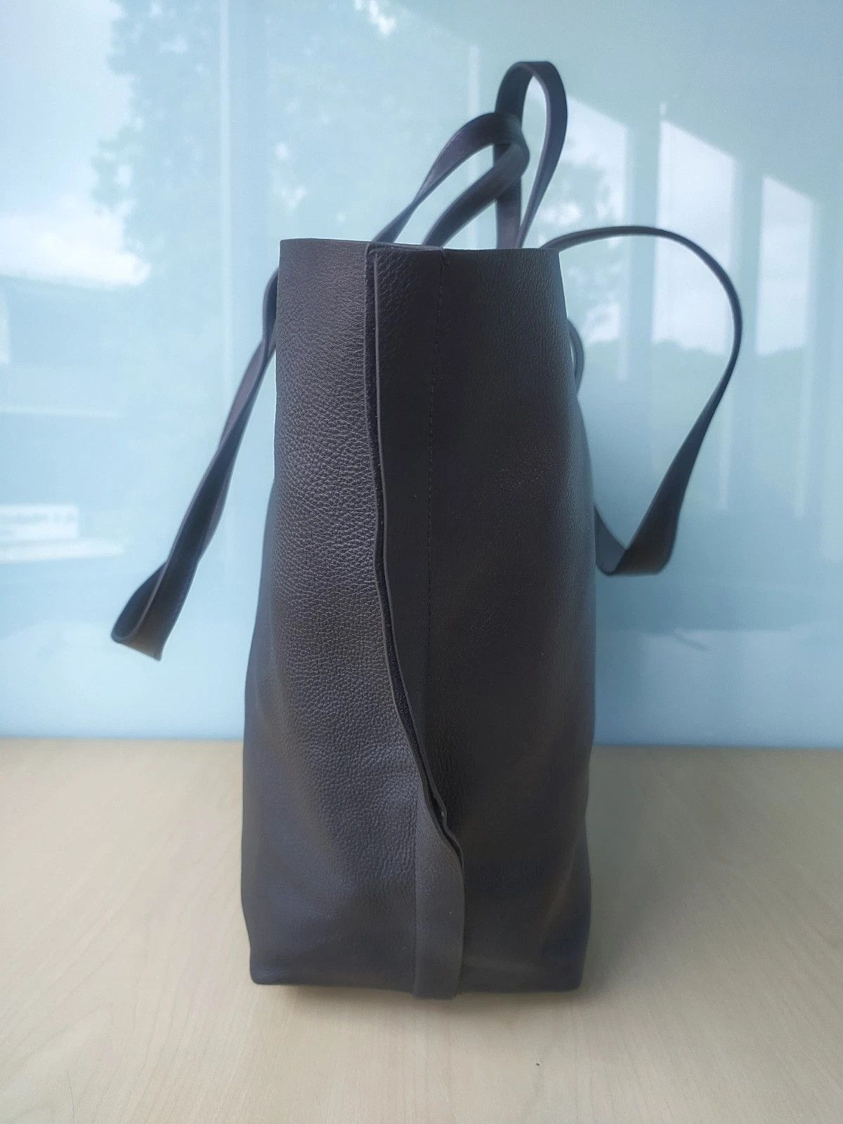 Allsaints AllSaints Phoenix Ew Leather Tote Bag FTP - 8055 Size ONE SIZE - 3 Thumbnail