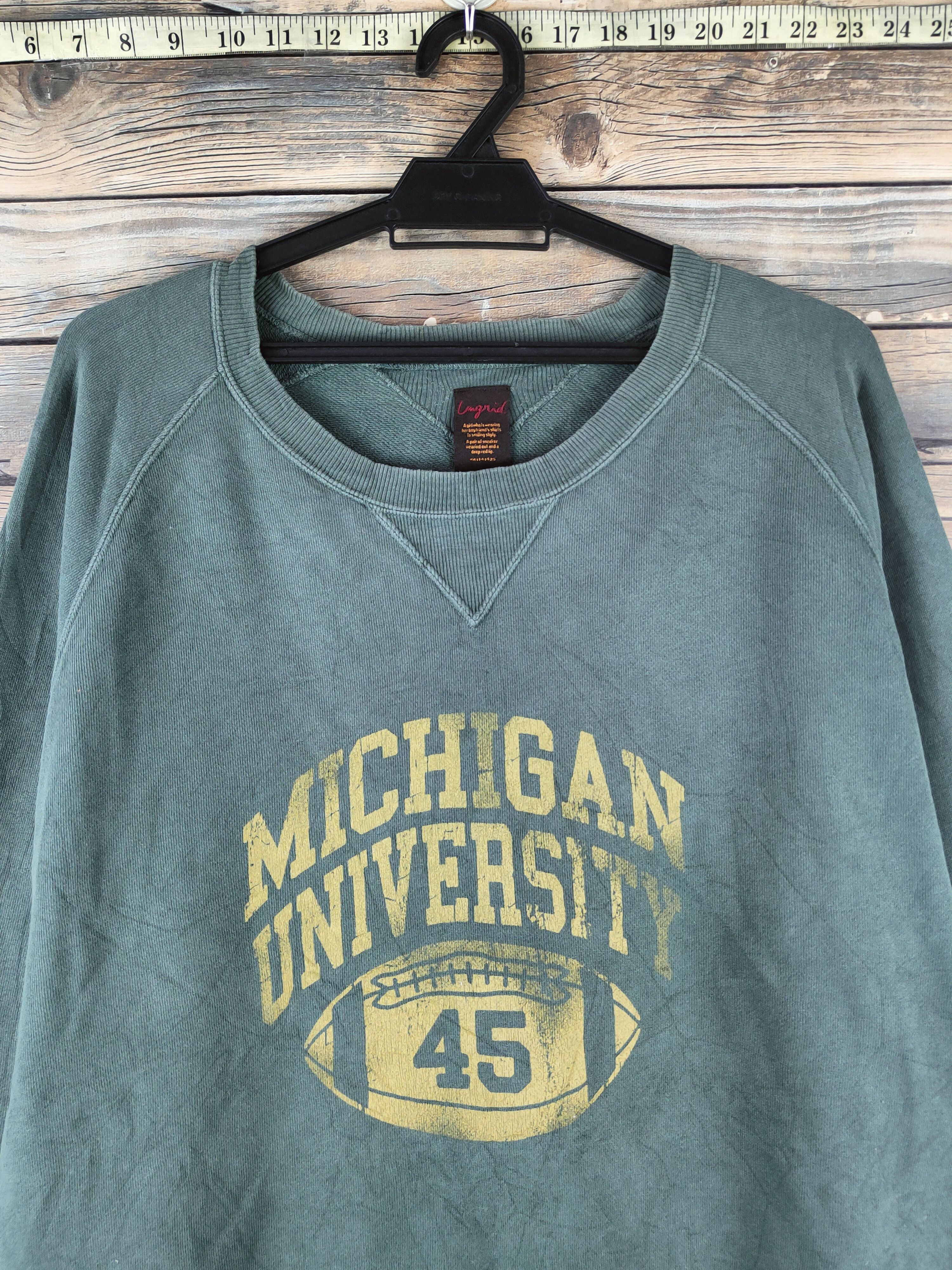 Japanese Brand Vintage Faded stuff 💥 Ungrid Dark Green Sweatshirts Size US L / EU 52-54 / 3 - 2 Thumbnail