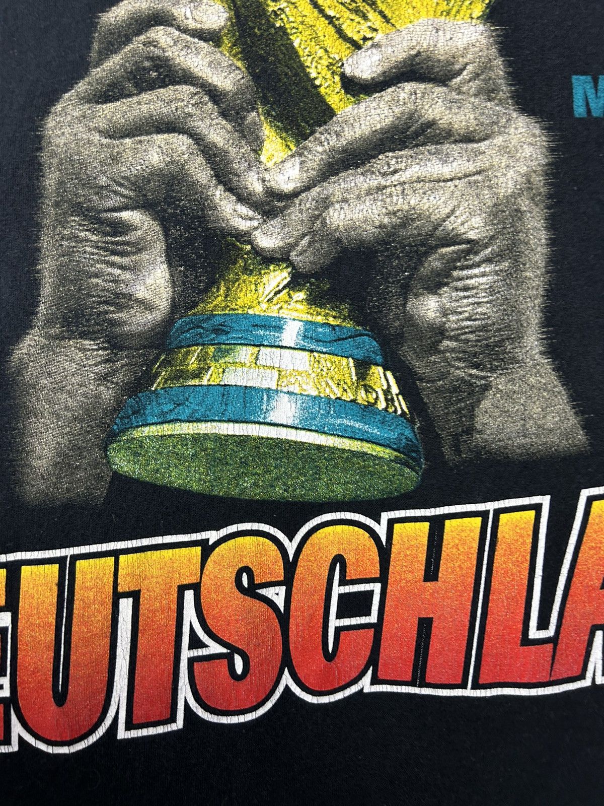Adidas Vintage 90's Adidas Germany Deutschland World Cup Shirt Size US L / EU 52-54 / 3 - 9 Thumbnail