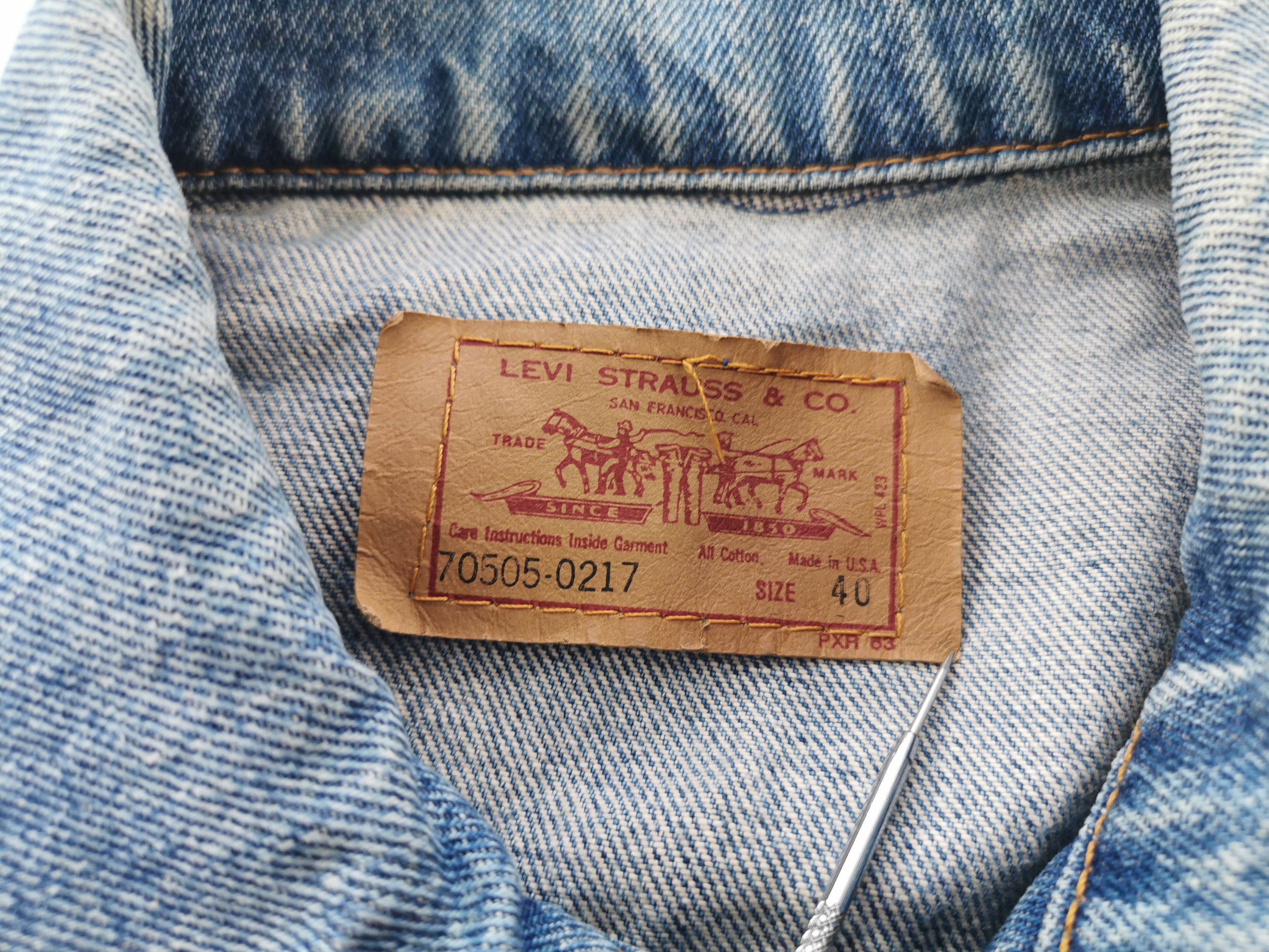 Levi's Distressed Vintage 90s Levis Lot 70505 Denim Jacket Size US M / EU 48-50 / 2 - 5 Thumbnail