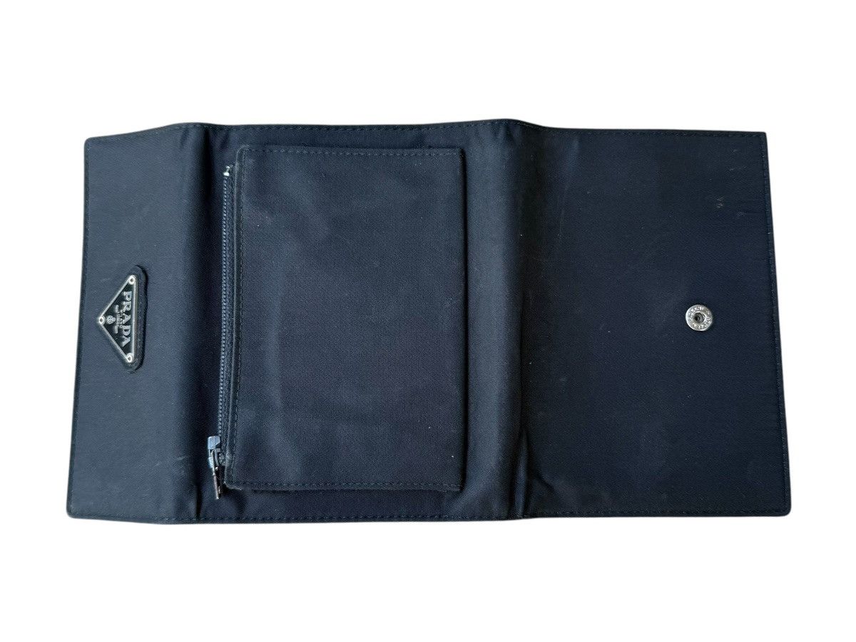 Prada Vintage Prada Logo Plaque Nylon Folding Wallet Size ONE SIZE - 3 Thumbnail