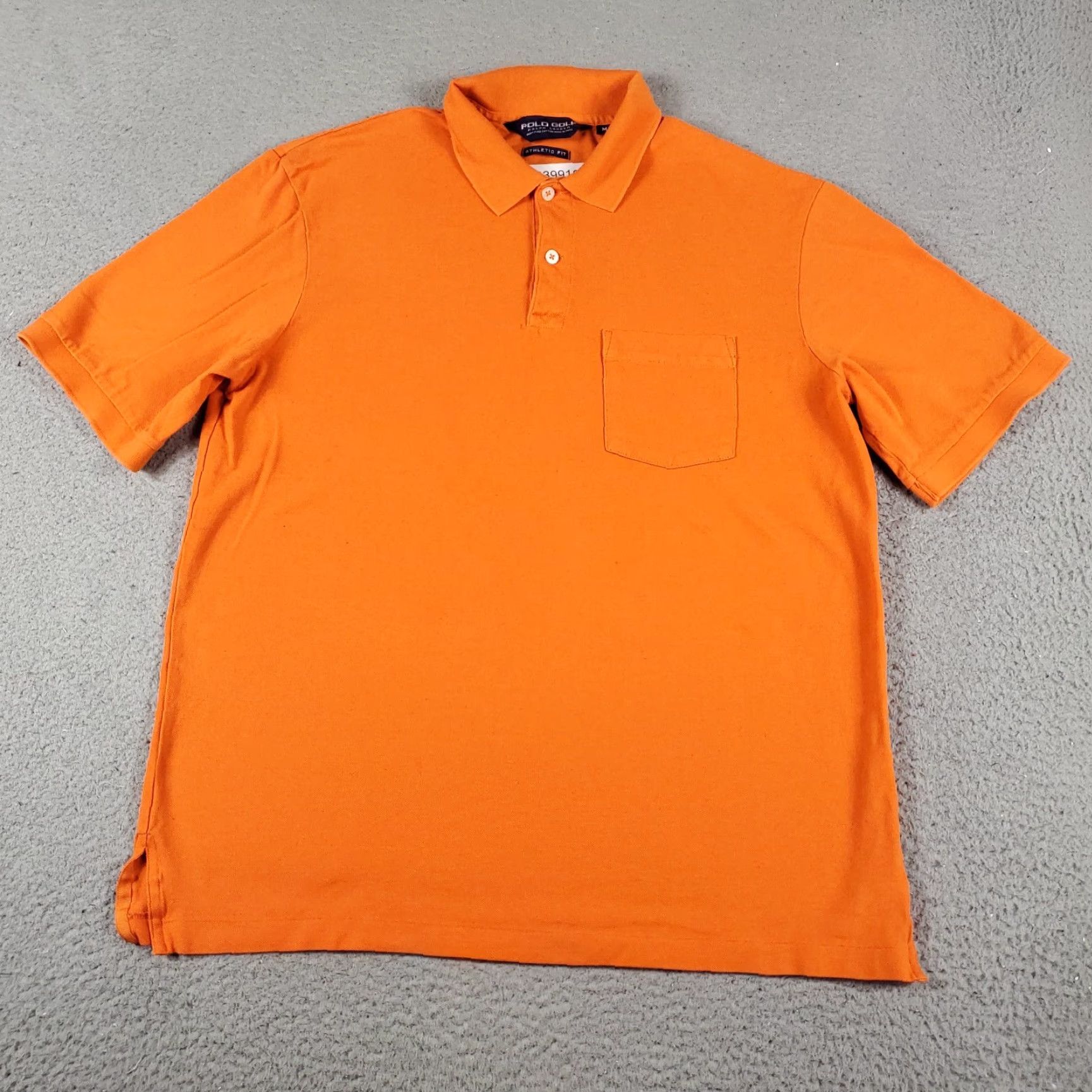 Ralph Lauren Ralph Lauren Polo Shirt Mens M Orange Solid Short Sleeve Casual Button-Front Polo Shirt Mens Medium Orange Size US M / EU 48-50 / 2 - 2 Thumbnail