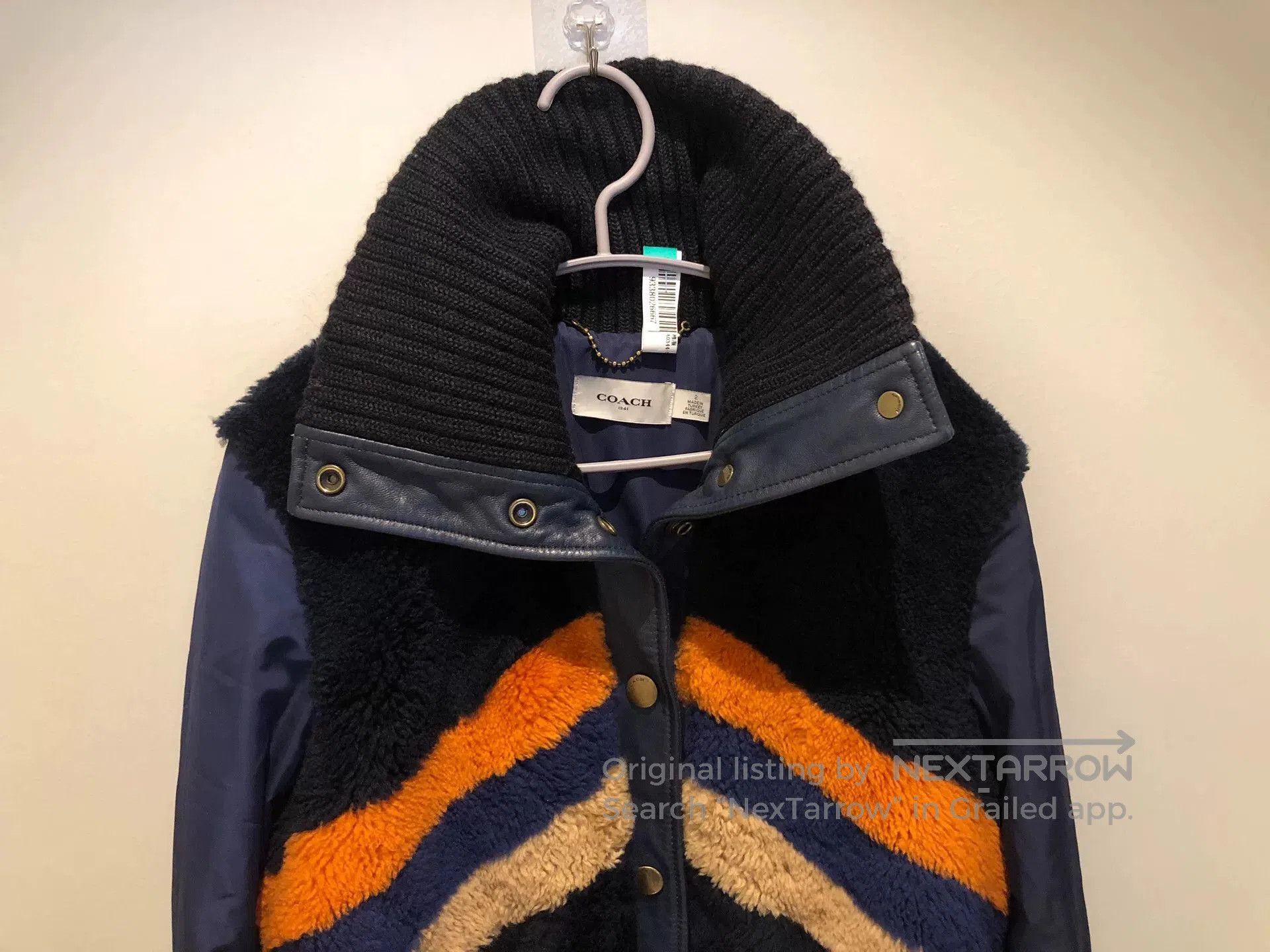 Coach Coach Women's Fur Leather Short Coat. Size M / US 6-8 / IT 42-44 - 3 Thumbnail