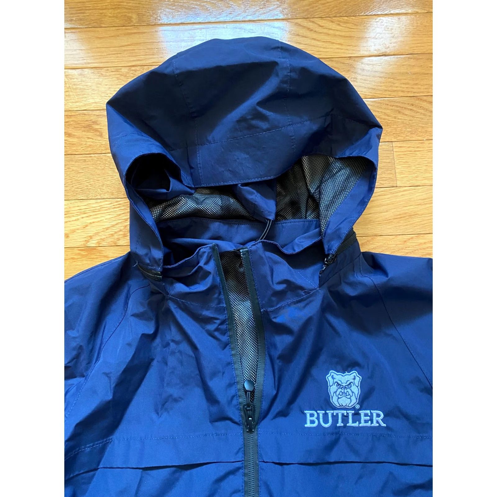 Port Authority MENS Hooded Golf Windbreaker Jacket Zip Butler Bulldogs EUC Athletics Size M White Nike? Size US M / EU 48-50 / 2 - 3 Thumbnail