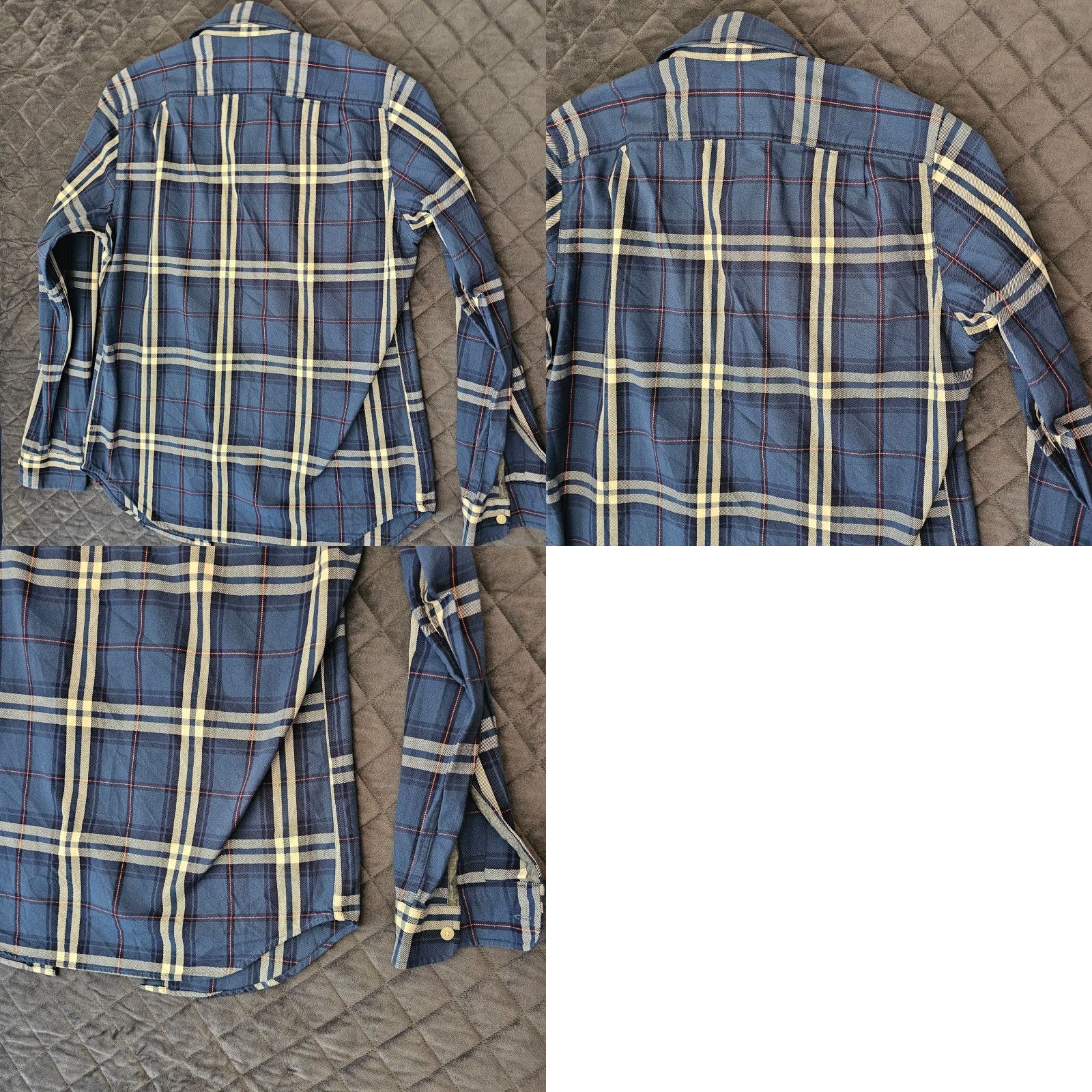 J.Crew VINTAGE J.CREW Heavyweight Flannel Shirt Men's Small Long Sleeve Blue Plaid Casual Fall Winter Size US S / EU 44-46 / 1 - 8 Thumbnail