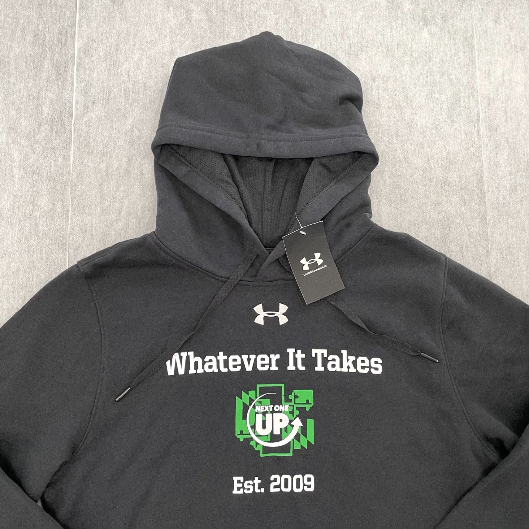 Under Armour Under Armour Black Small Mens Hooded Fleece Hustle Hoody Sweater It Takes Whatever Men Size US S / EU 44-46 / 1 - 3 Thumbnail