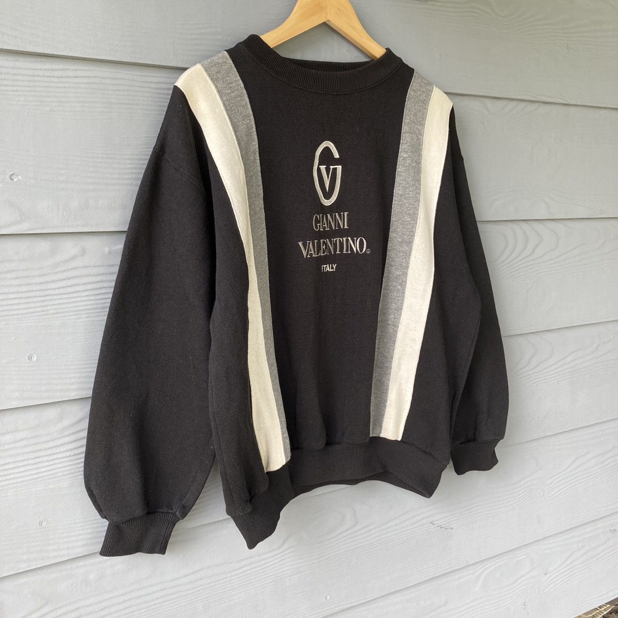 Gianni Valentino Vintage Giani Valentino Black Sweatshirts Size US L / EU 52-54 / 3 - 2 Thumbnail