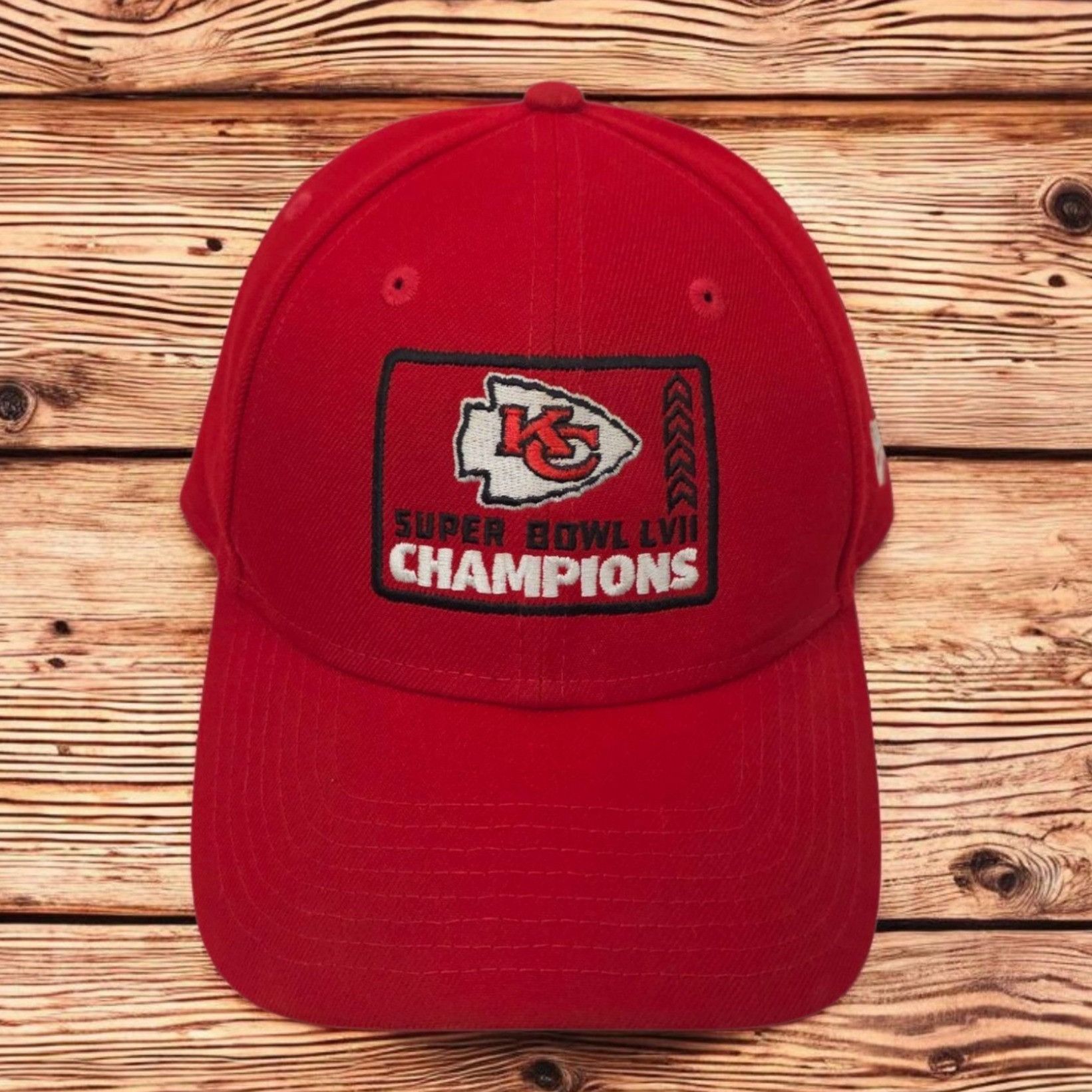 New Era Kansas City Chiefs Super Bowl LVII Champions Strapback Cap Size ONE SIZE - 1 Thumbnail