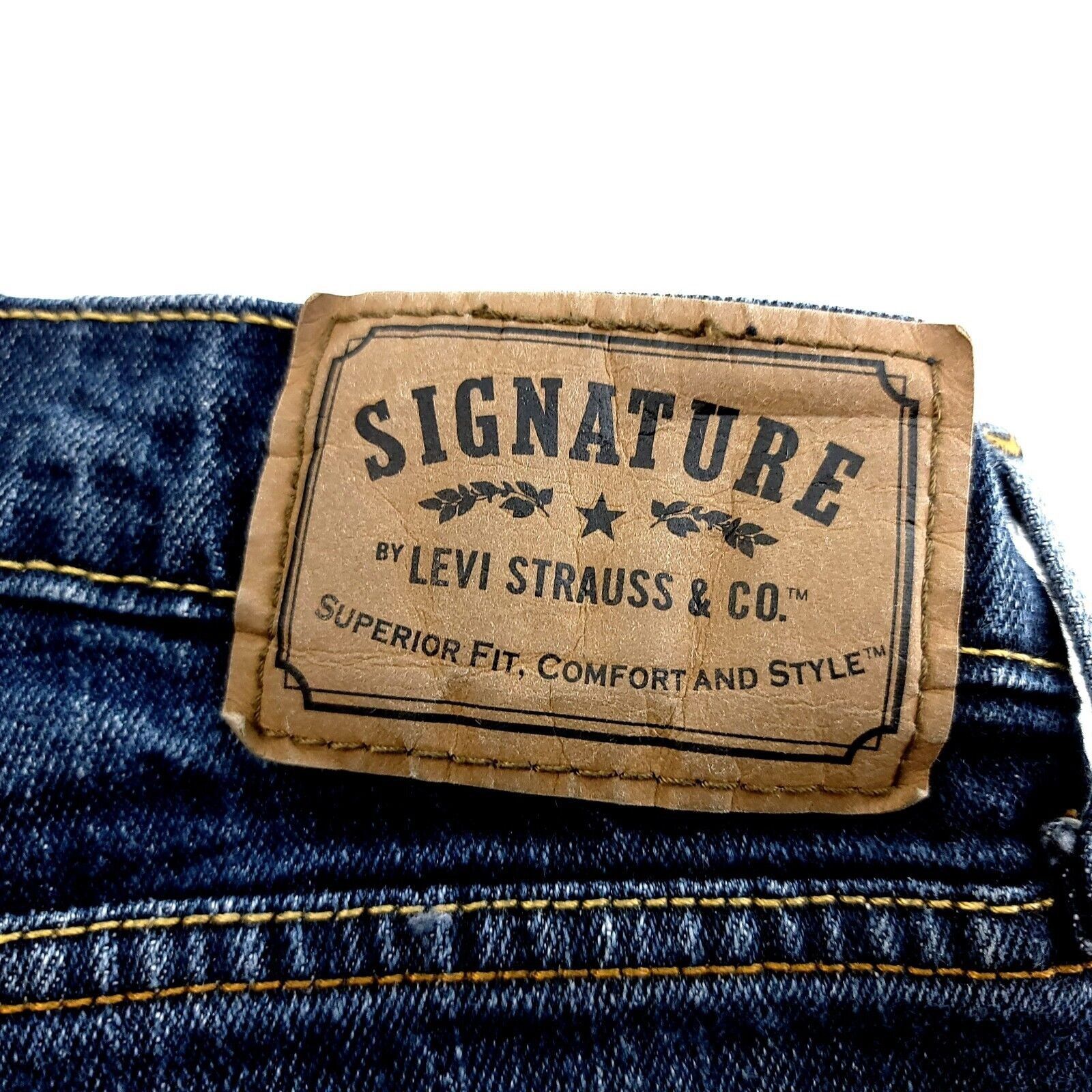 Levi's Levi's Signature Athletic Denim Cotton Denim Low Rise Whiske Size US 30 / EU 46 - 3 Thumbnail