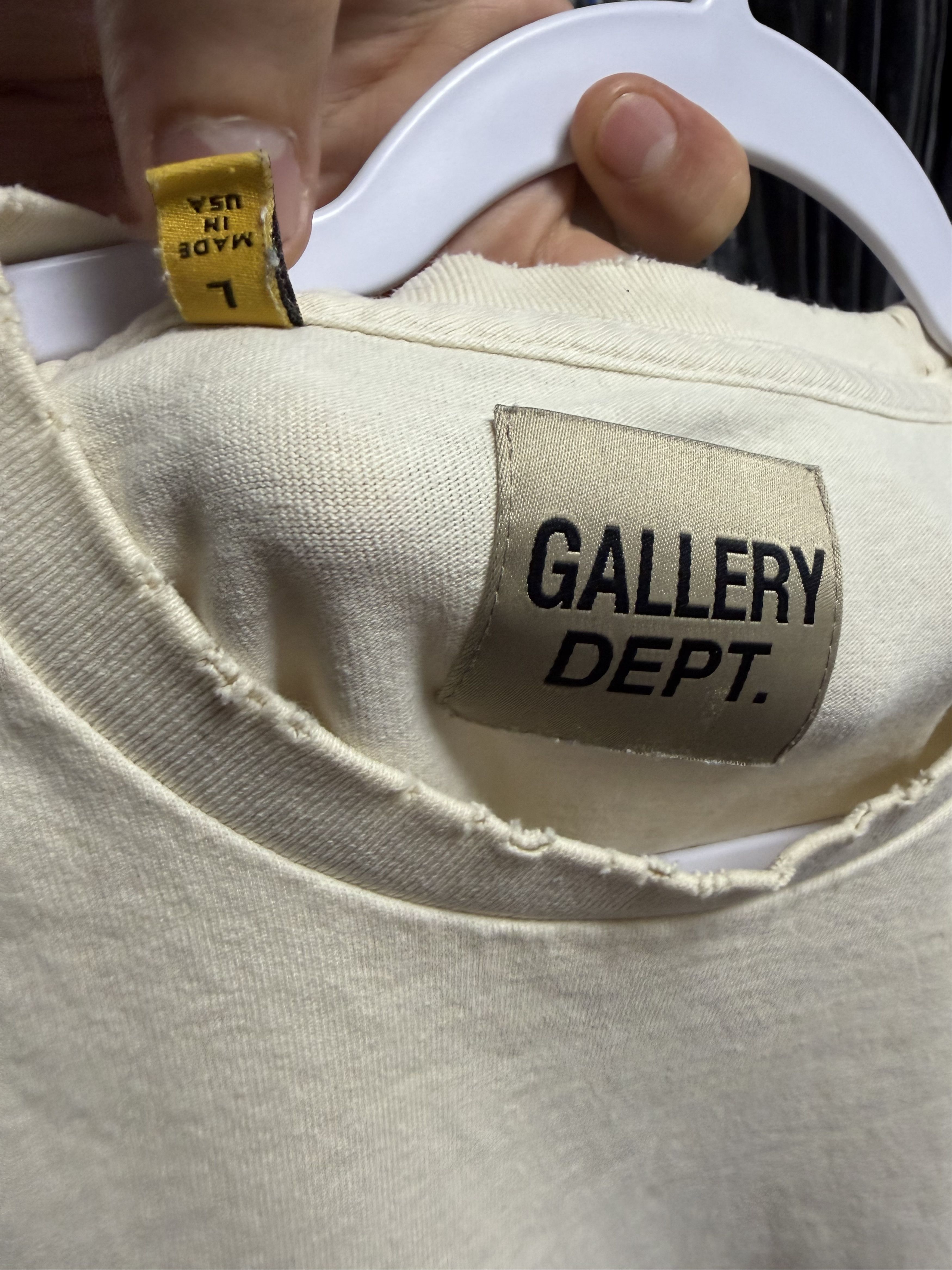 Gallery Dept. Gallery Dept. Multi Logo Tee Size Large Gently Worn Size US L / EU 52-54 / 3 - 3 Thumbnail