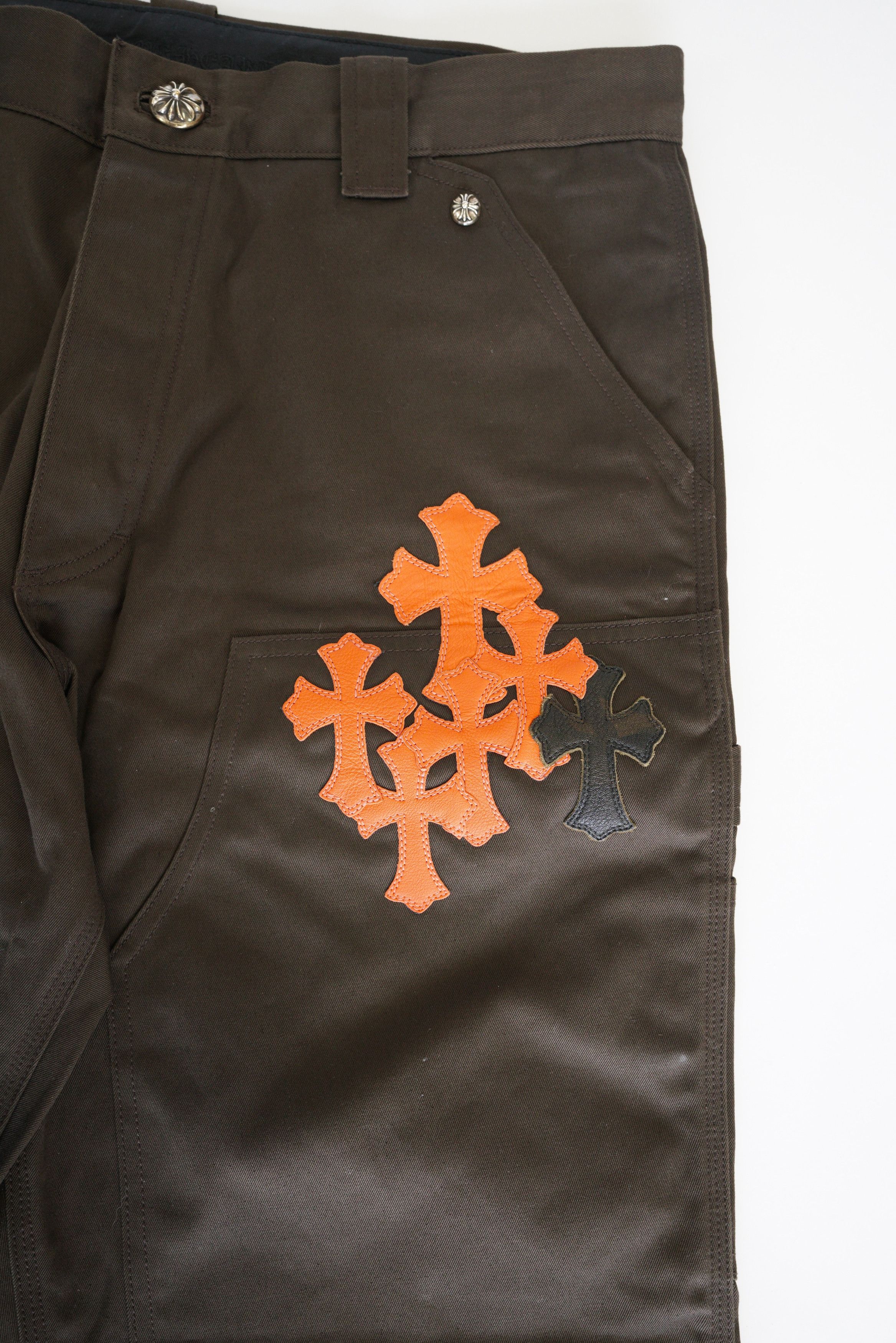 Chrome Hearts Chrome Hearts Cross Patch Double Knee Carpenter Pants - 36 Size US 36 / EU 52 - 4 Thumbnail