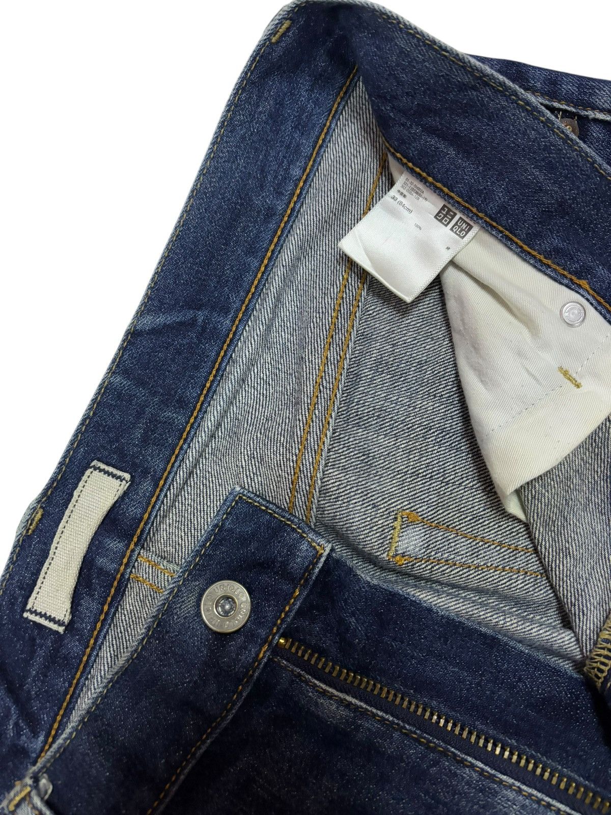 Jun Takahashi × Kaihara Denim Vintage Japan Uniqlo Faded Selvedge Jeans Size US 34 / EU 50 - 11 Thumbnail