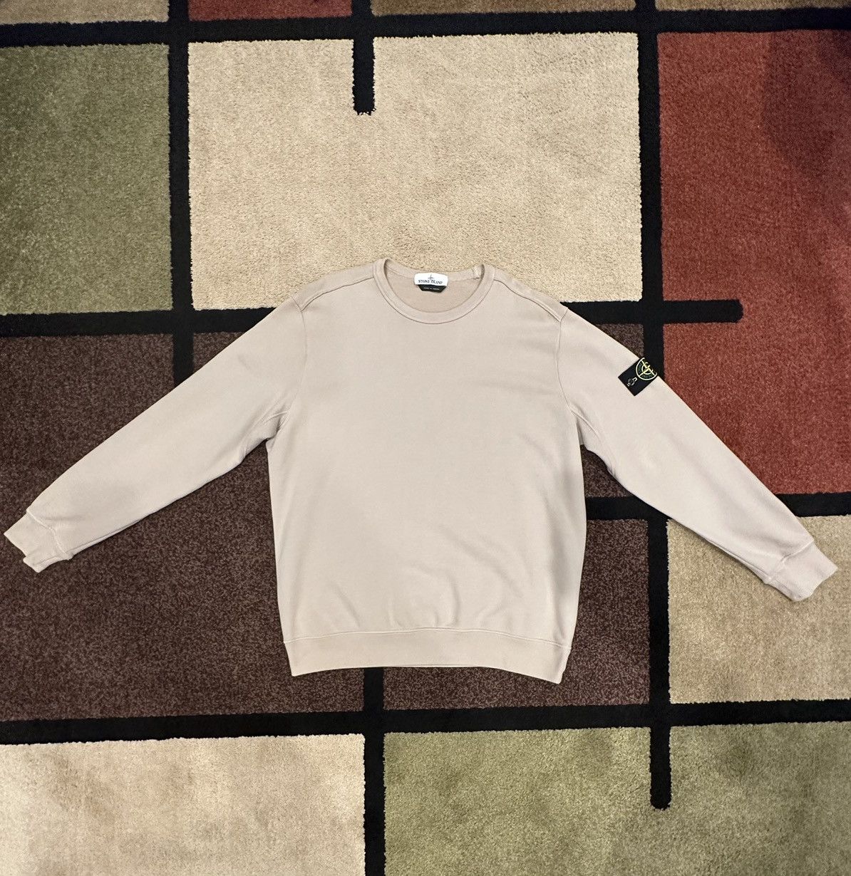 Stone Island Beige Stone Island Crewneck Sweater Size US XXL / EU 58 / 5 - 1 Thumbnail