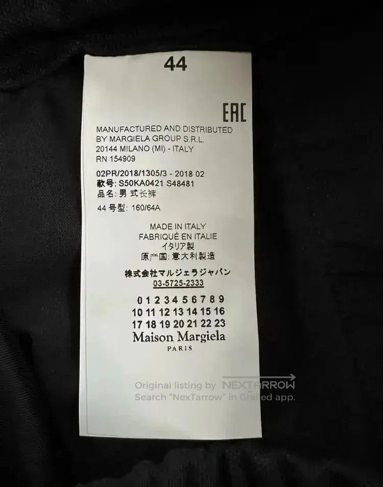 Maison Margiela Sz 44 Maison Margiela 18Sw Zip Pocket Sweatpants. Size US 28 / EU 44 - 6 Thumbnail