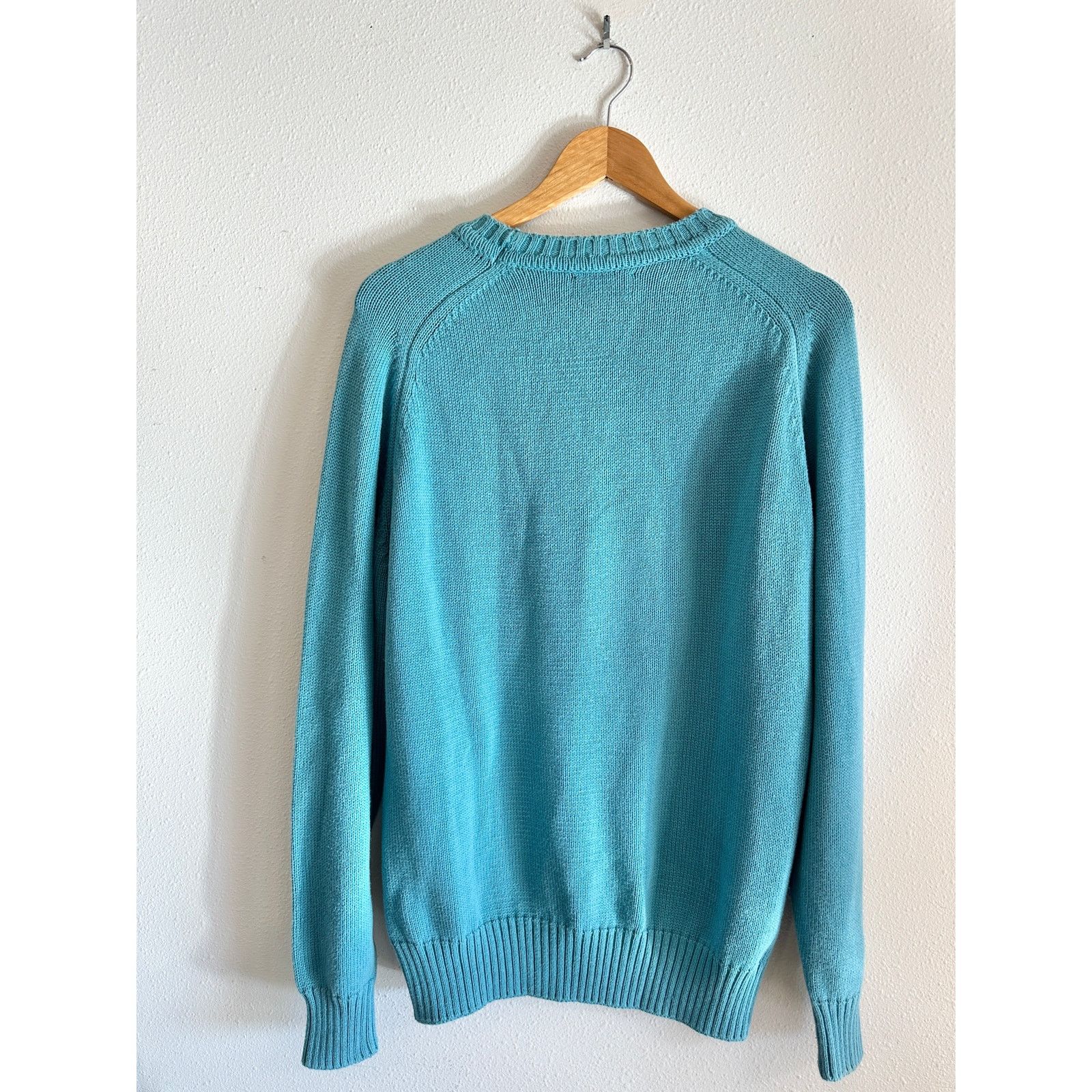 Lands' End Vintage 90’s Blue Cotton Lands End Sweater mens L Size US L / EU 52-54 / 3 - 6 Thumbnail