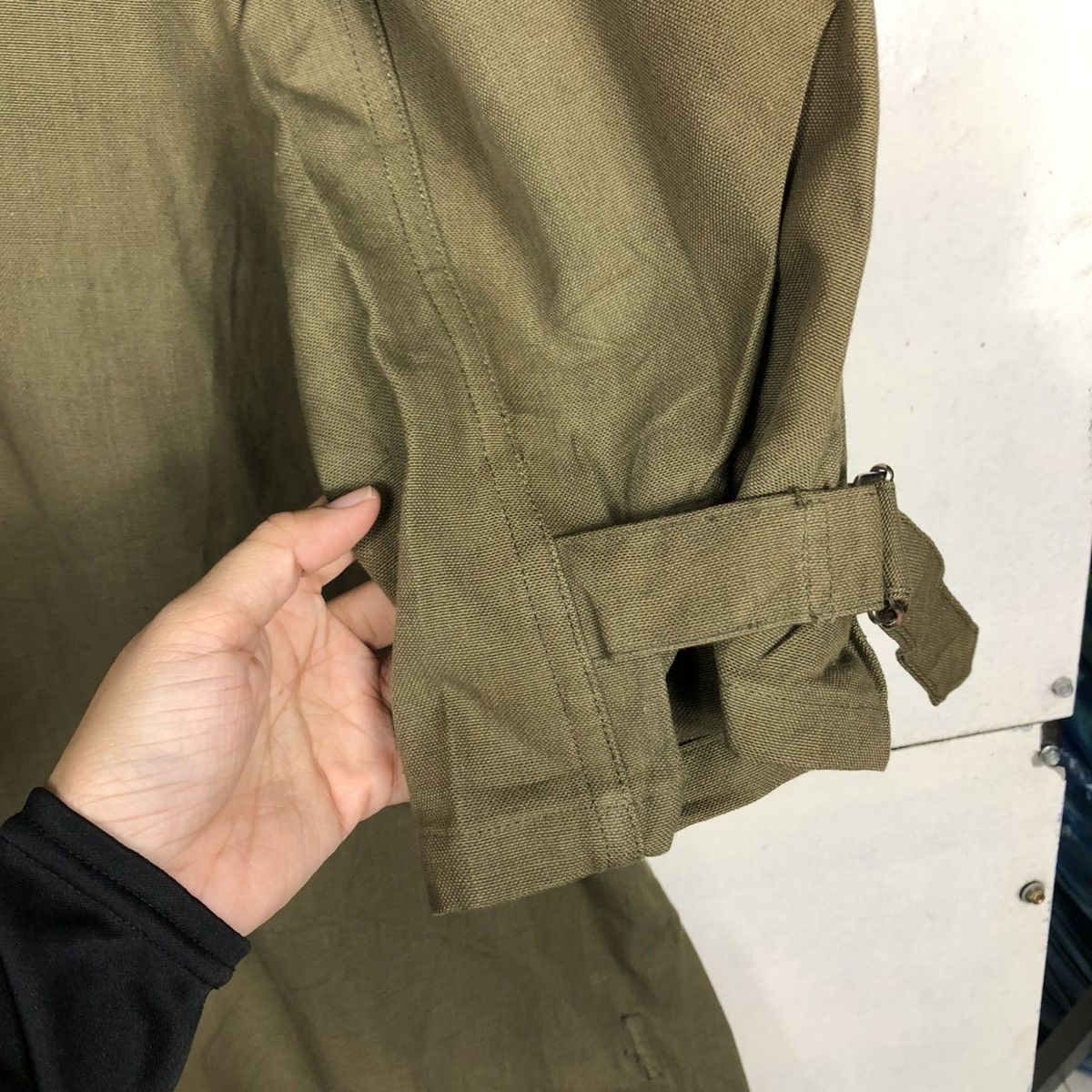 Vintage 🔥VINTAGE 1940’s LONG JACKET MILITARY US NAVY PAULMAN & FILS Size US L / EU 52-54 / 3 - 18 Thumbnail