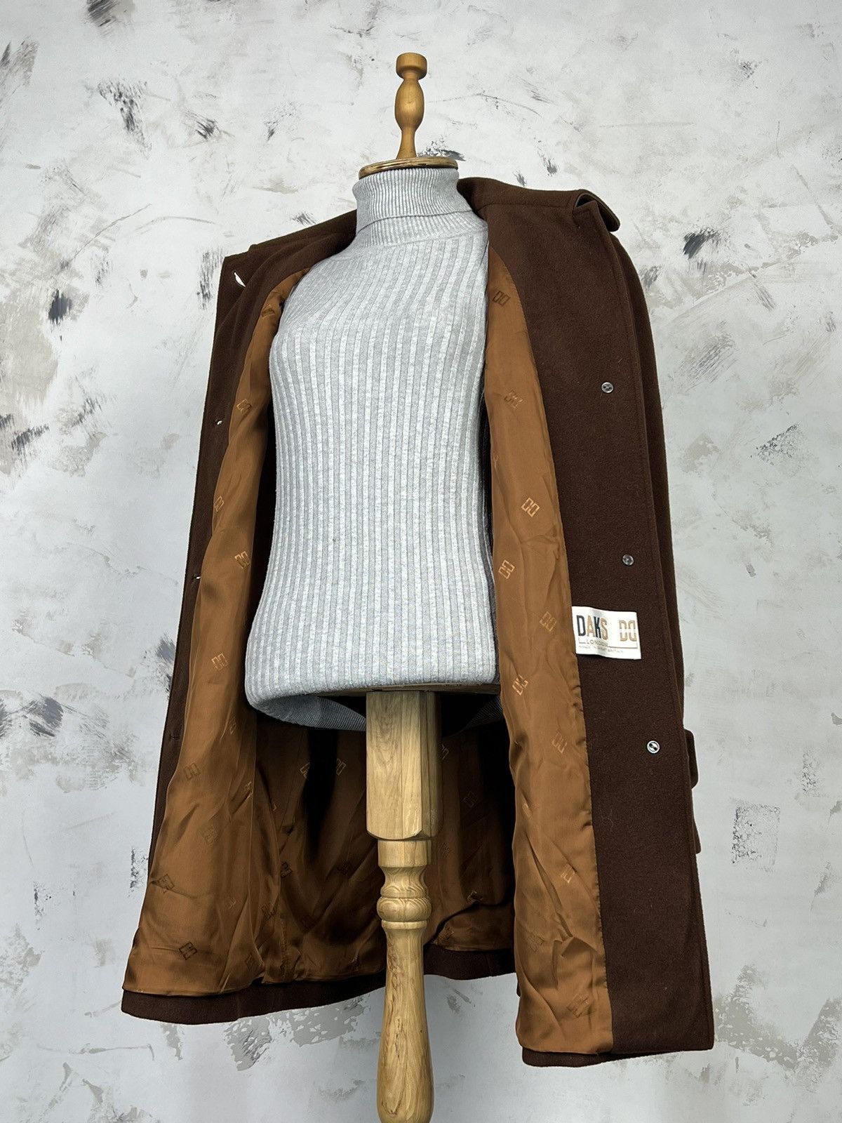 DAKS Vintage DAKS Wool Coat Size L - XL 14 Size L / US 10 / IT 46 - 7 Thumbnail
