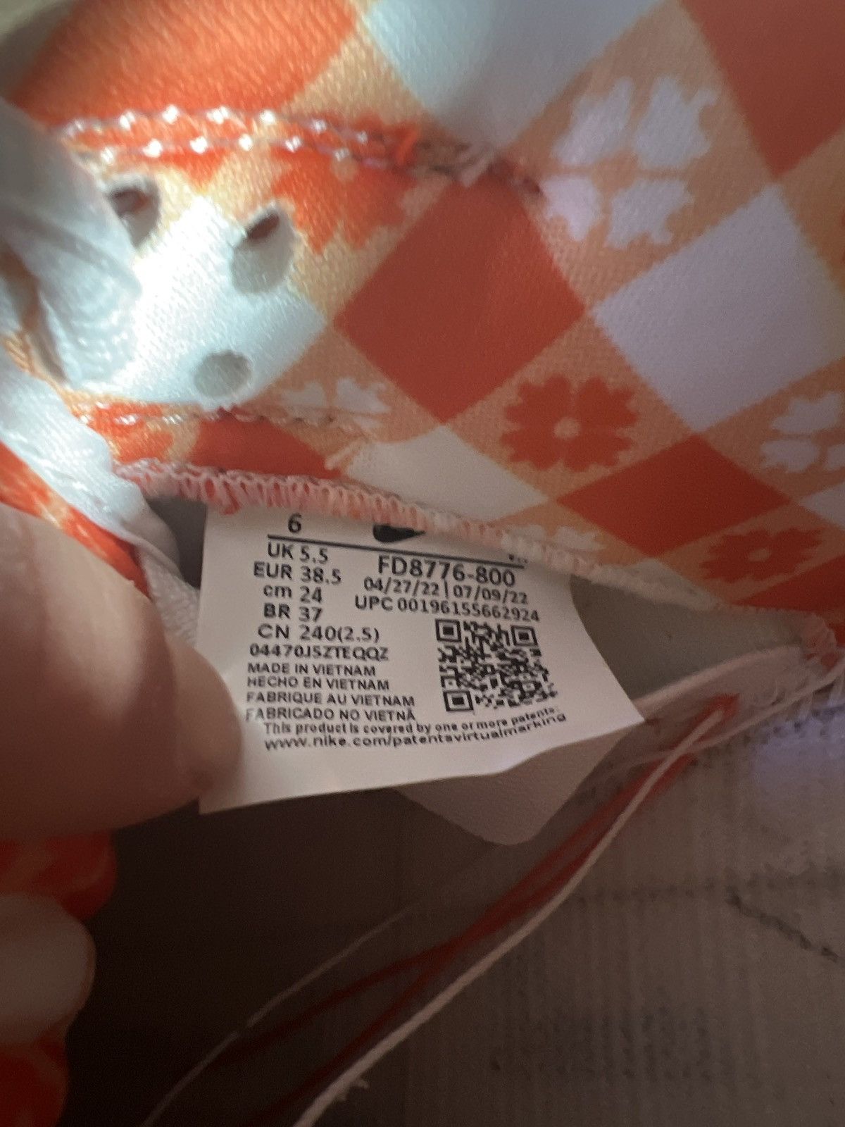 Nike × Vintage Nike SB Lobster Dunk Shoes Rare 6 New Deadstock W Receipt Size US 6 / EU 39 - 24 Thumbnail
