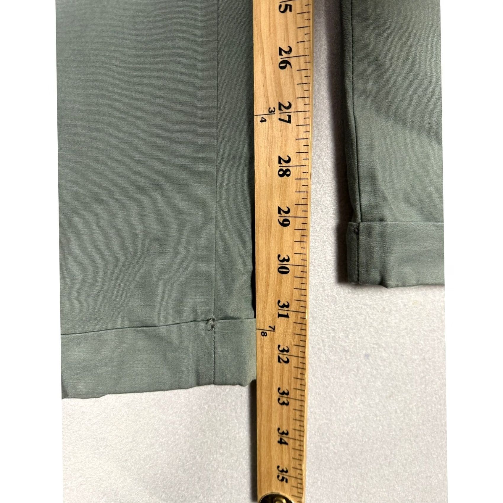 Savane Savane Process 2000 Pants Mens 35 Sage Green Pleated Cuffed Chino #35 31in Inseam Royal Mens Size US 35 - 6 Thumbnail