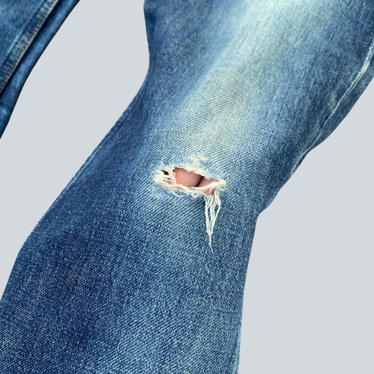 Hysteric Glamour Vintage 1990s Hysteric Glamour "Raiders" Blue Denim Jeans Size 29" - 5 Thumbnail