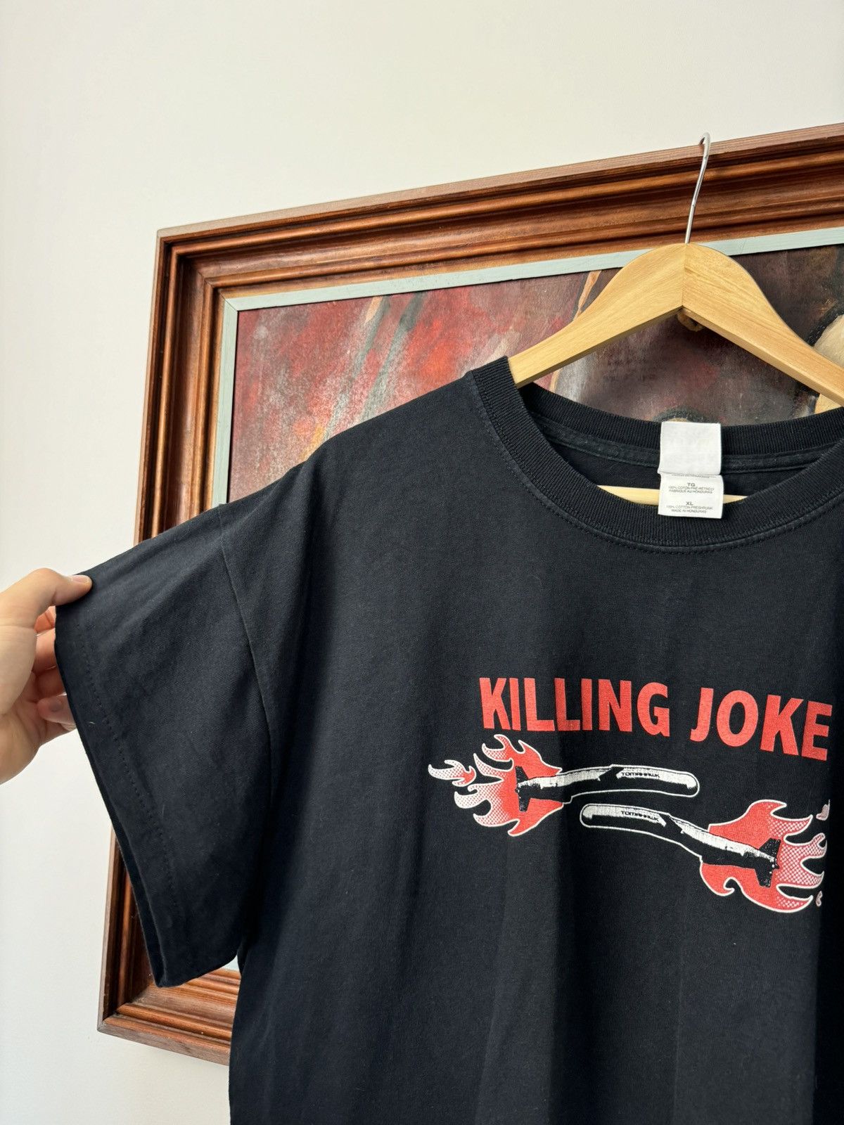 Band Tees Killing Joke Shirt Post Punk Vintage Band Tee Y2K Rare Print Size US XL / EU 56 / 4 - 3 Thumbnail