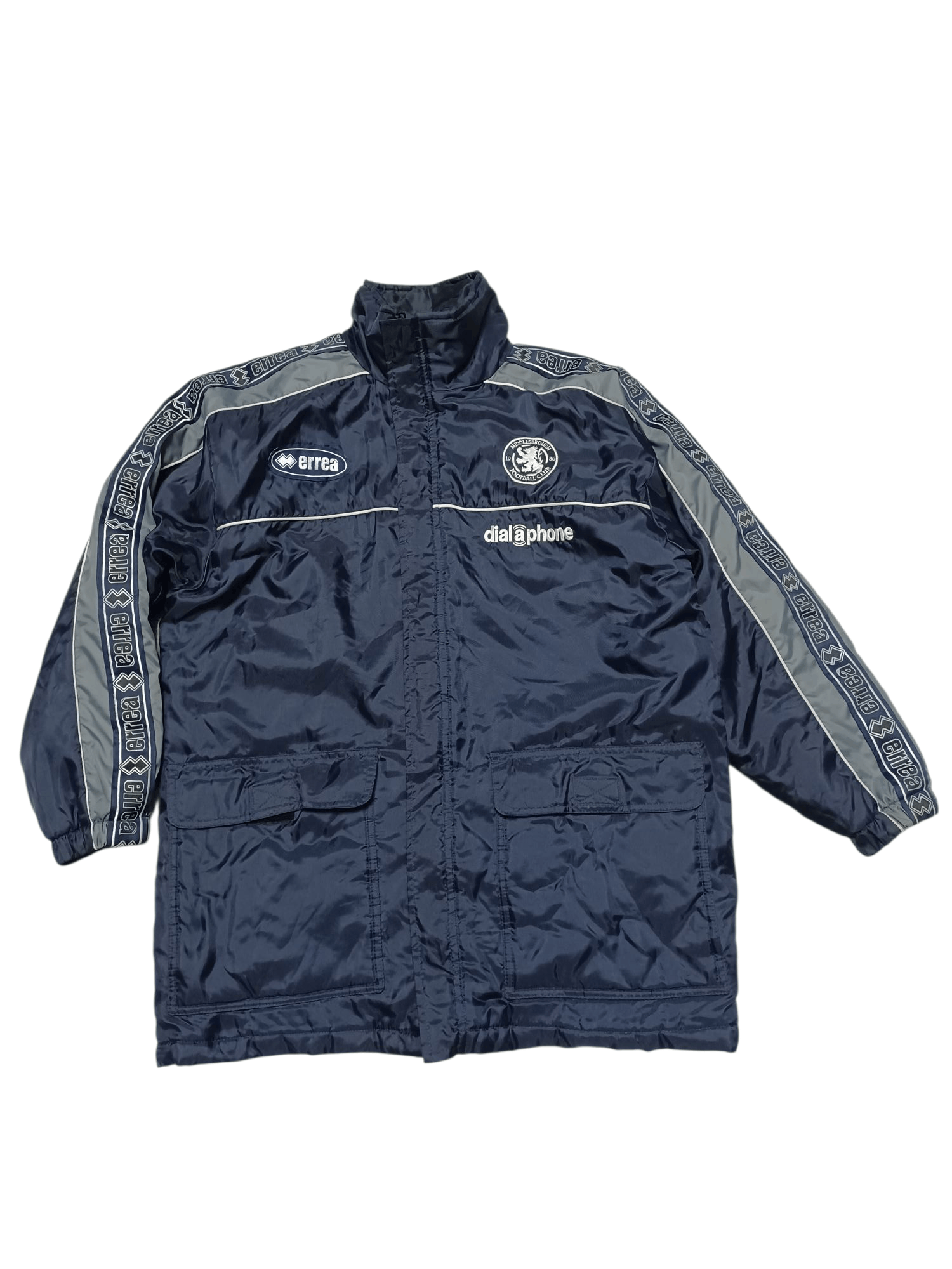 Errea MIDDLESBROUGH ERREA VINTAGE 2002/2003 EQUIPMENT LAMPS JACKET Size US M / EU 48-50 / 2 - 1 Thumbnail