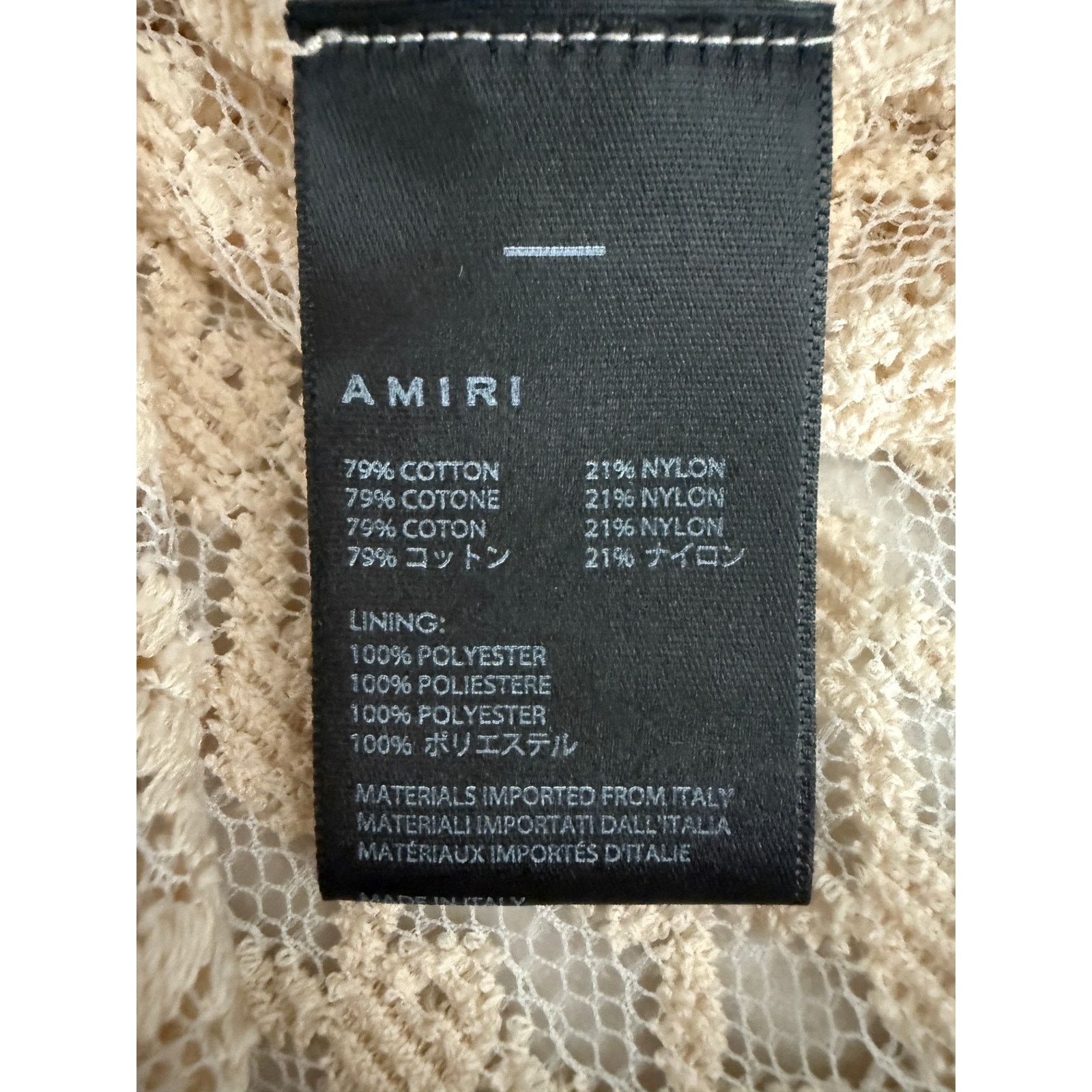 Amiri Amiri Playboy Pattern Lace Shirt Size US M / EU 48-50 / 2 - 4 Thumbnail
