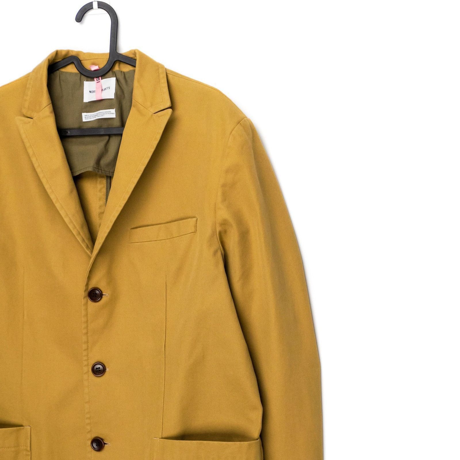 Norse Projects Norse Projects Agder Mustard Brown Thick Cotton Work Jacket Size US M / EU 48-50 / 2 - 3 Thumbnail