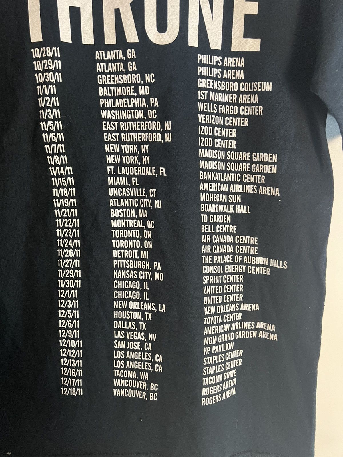 Jay-Z × Kanye West × Yeezy 👑Watch the Throne👑 Kanye West Jay-Z tour tee Size US S / EU 44-46 / 1 - 5 Thumbnail