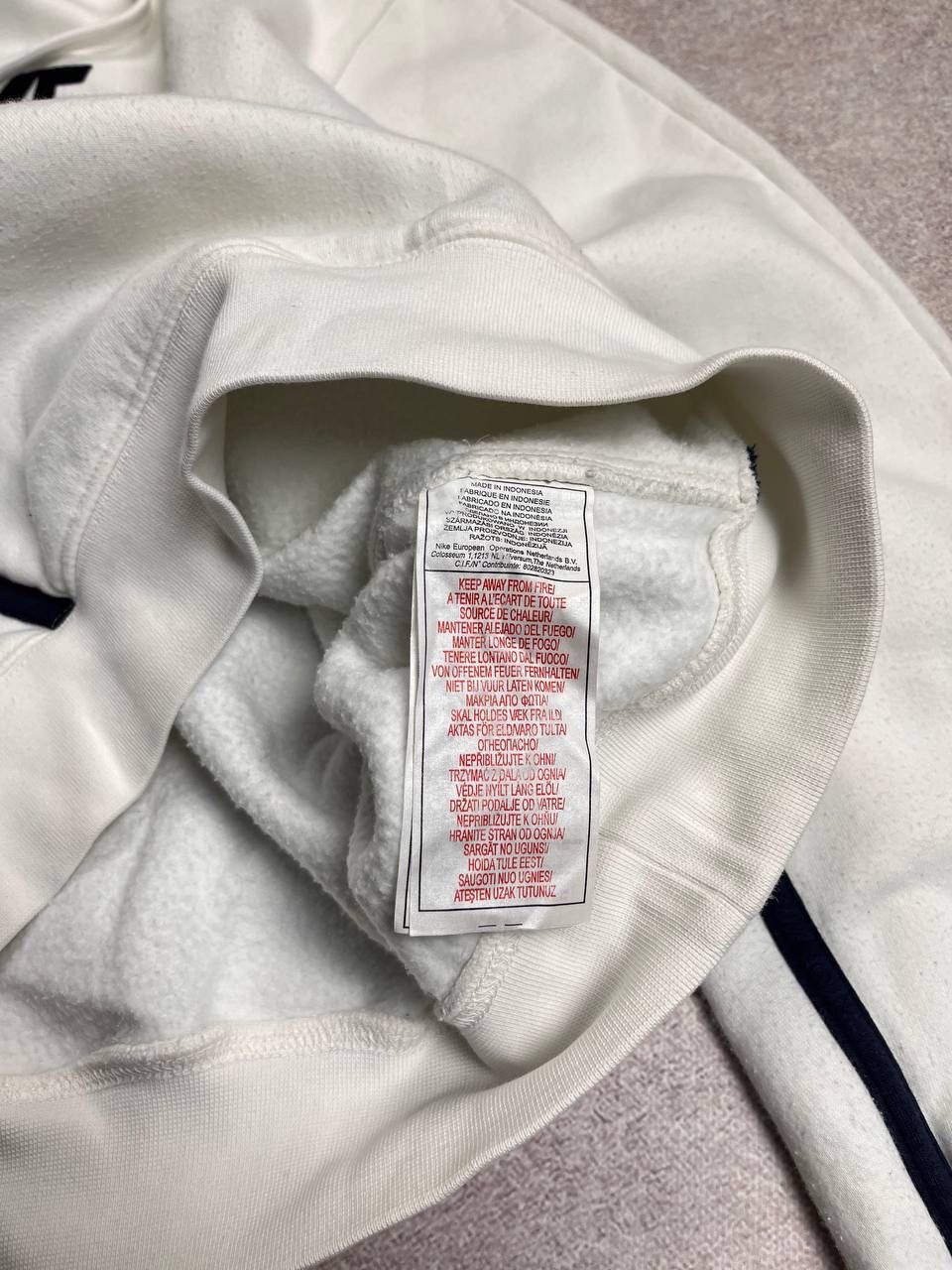 Nike × Vintage Vintage Nike Big Swoosh Boxy Hoodie Y2K S Size US S / EU 44-46 / 1 - 5 Thumbnail