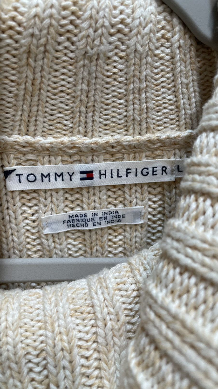 Tommy Hilfiger Tommy Hilfiger Knitted Turtle neck tan Size US L / EU 52-54 / 3 - 3 Thumbnail