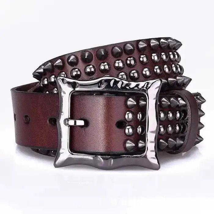Japanese Brand × Jewelry Luxury Waist Retro Spike Rivet Studded Belt Size ONE SIZE - 3 Thumbnail