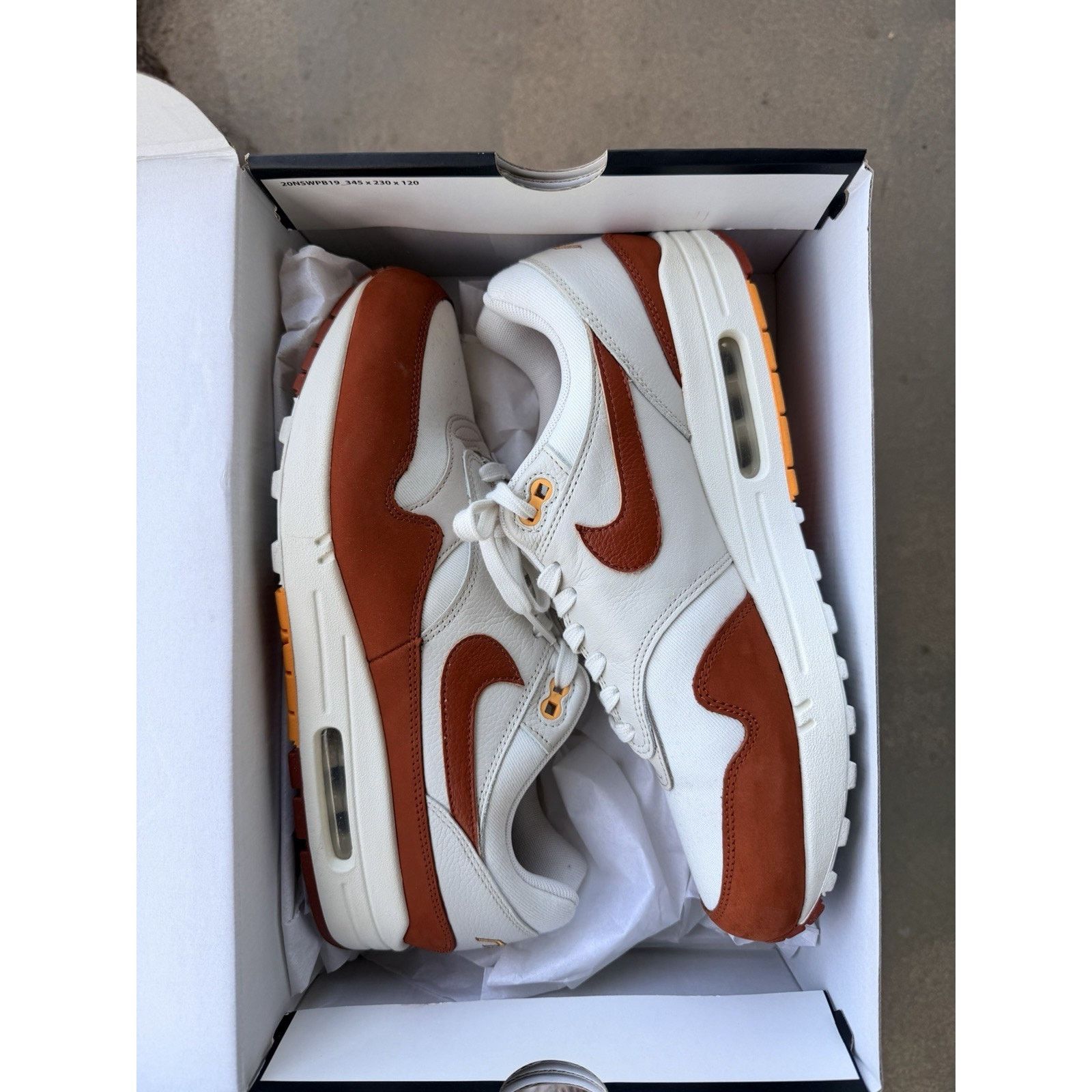 Nike Nike Air Max 1 LX Women's Rugged Orange Sneakers 13W/11.5M Size US 11.5 / IT 41.5 - 3 Thumbnail