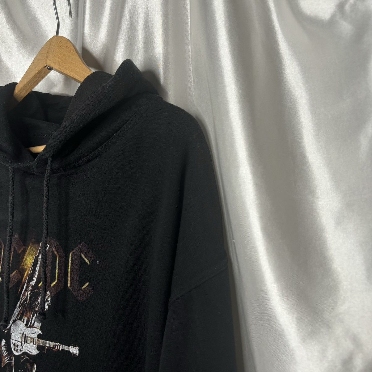 AC/DC × Vintage vintage hoodie AC/DC acdc 2001 stiff upper lip black band Size US XL / EU 56 / 4 - 4 Thumbnail